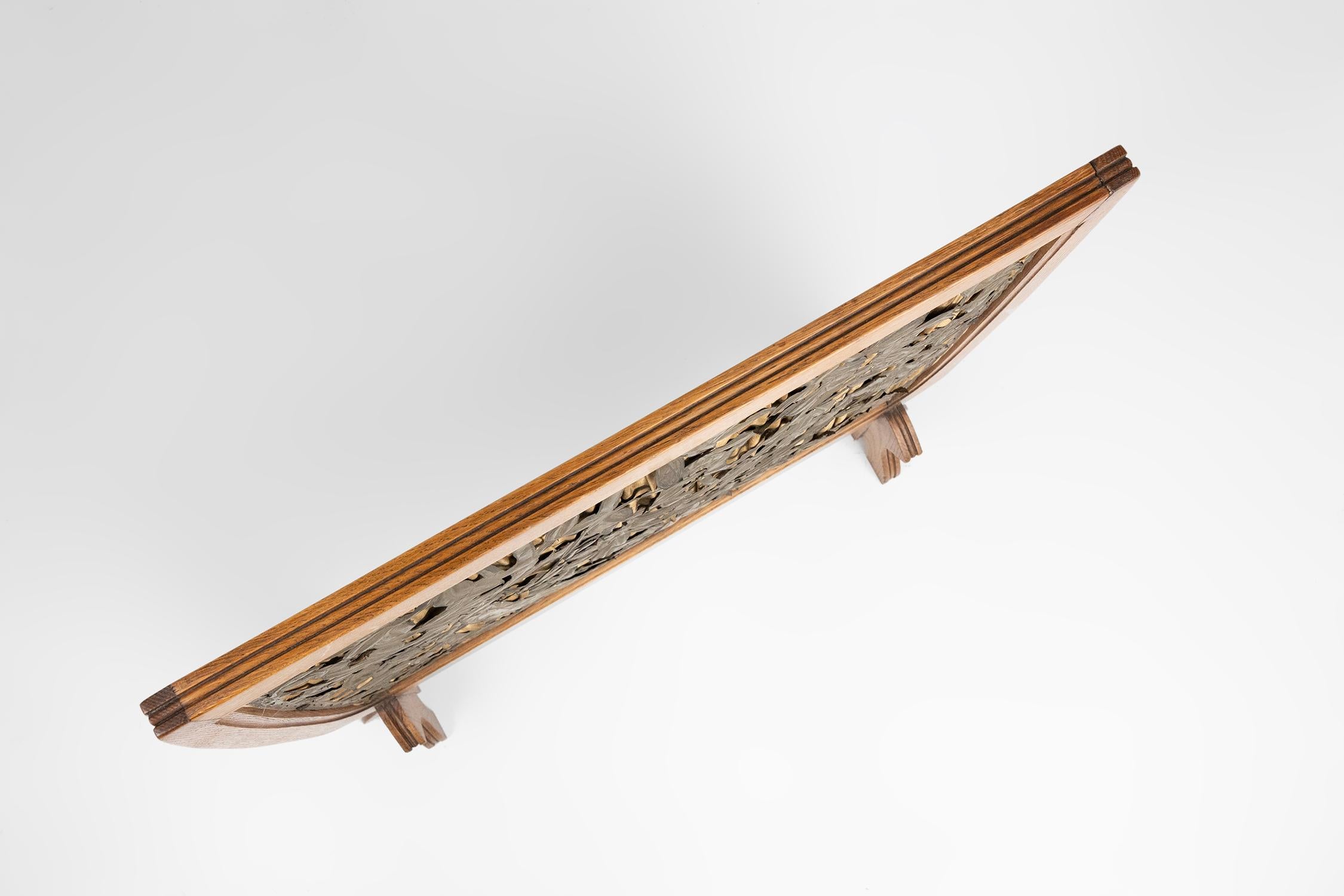 Rara pantalla de chimenea Art Nouveau, Francia ca. 1910 en venta 2