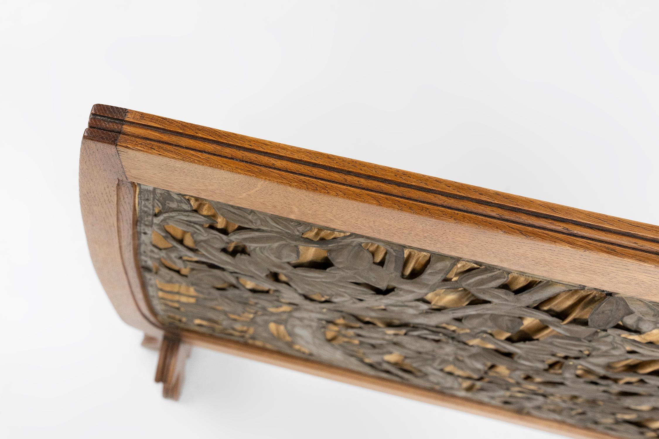 Rara pantalla de chimenea Art Nouveau, Francia ca. 1910 en venta 1