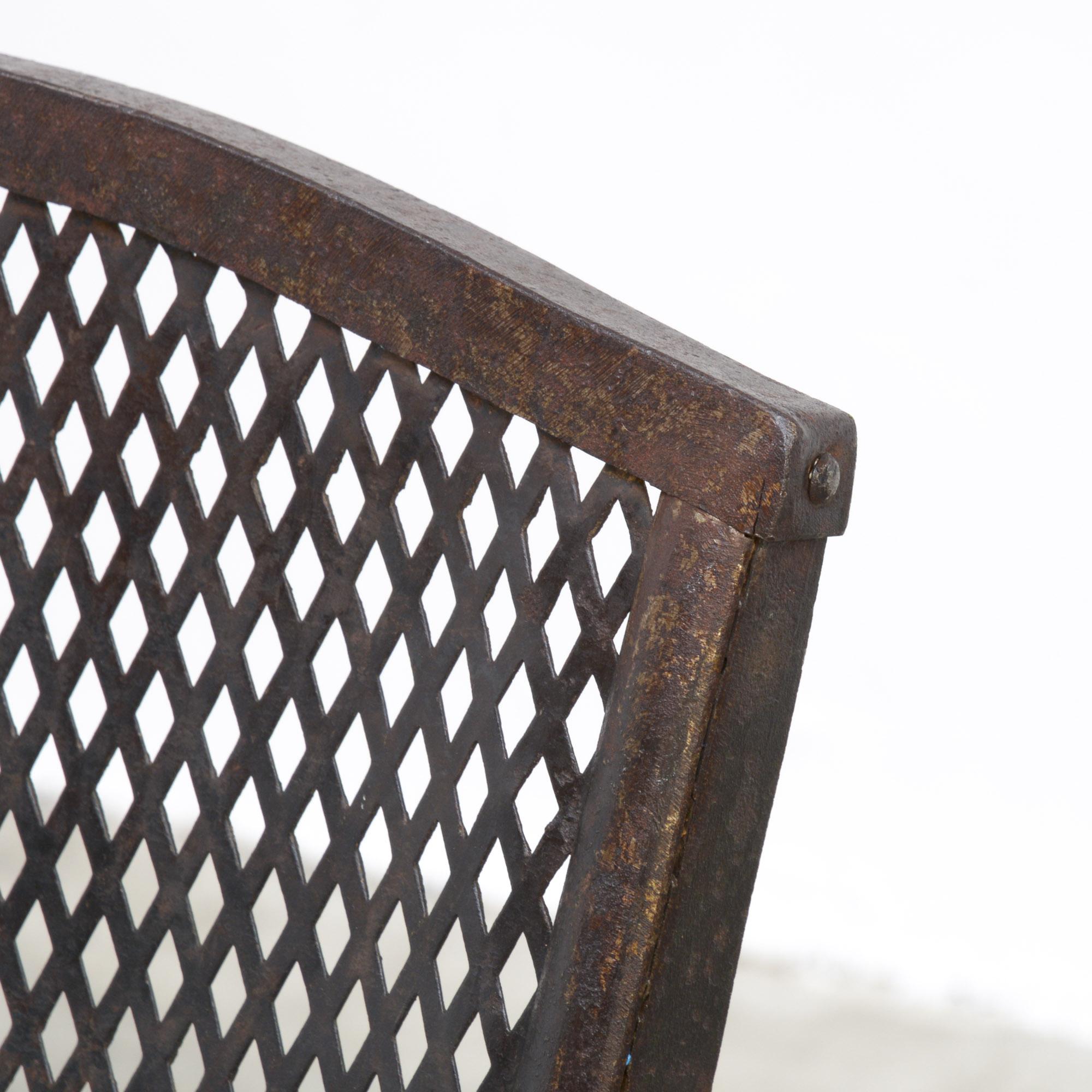 Rare chaise de jardin Art Nouveau de G. Serrurier-Bovy en vente 1