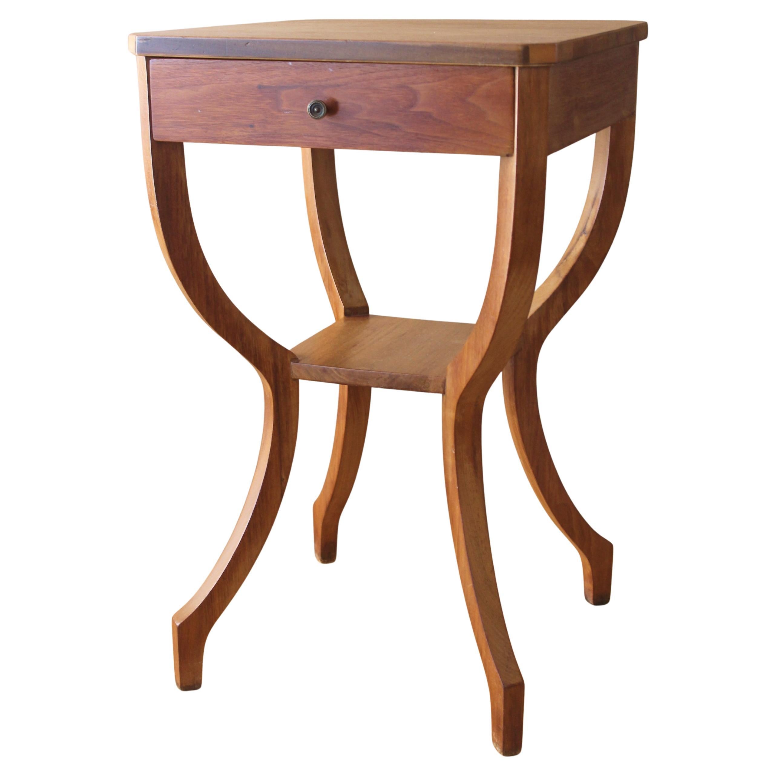 Rare Art Nouveau Jugendstil Single Drawer Writing Desk Cabriole Louis Majorelle