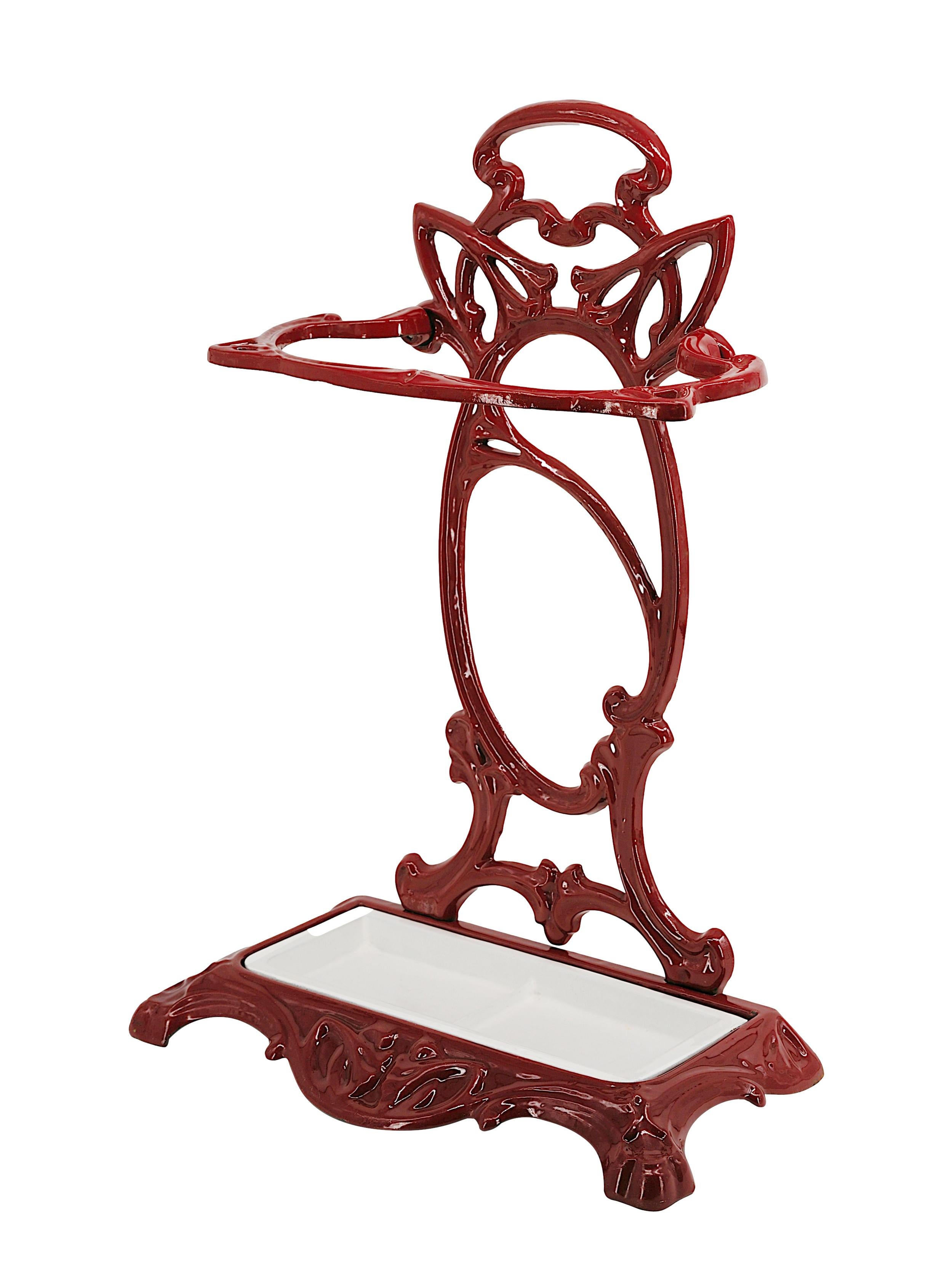 Rare Art Nouveau Umbrella Stand, 1900 For Sale 4