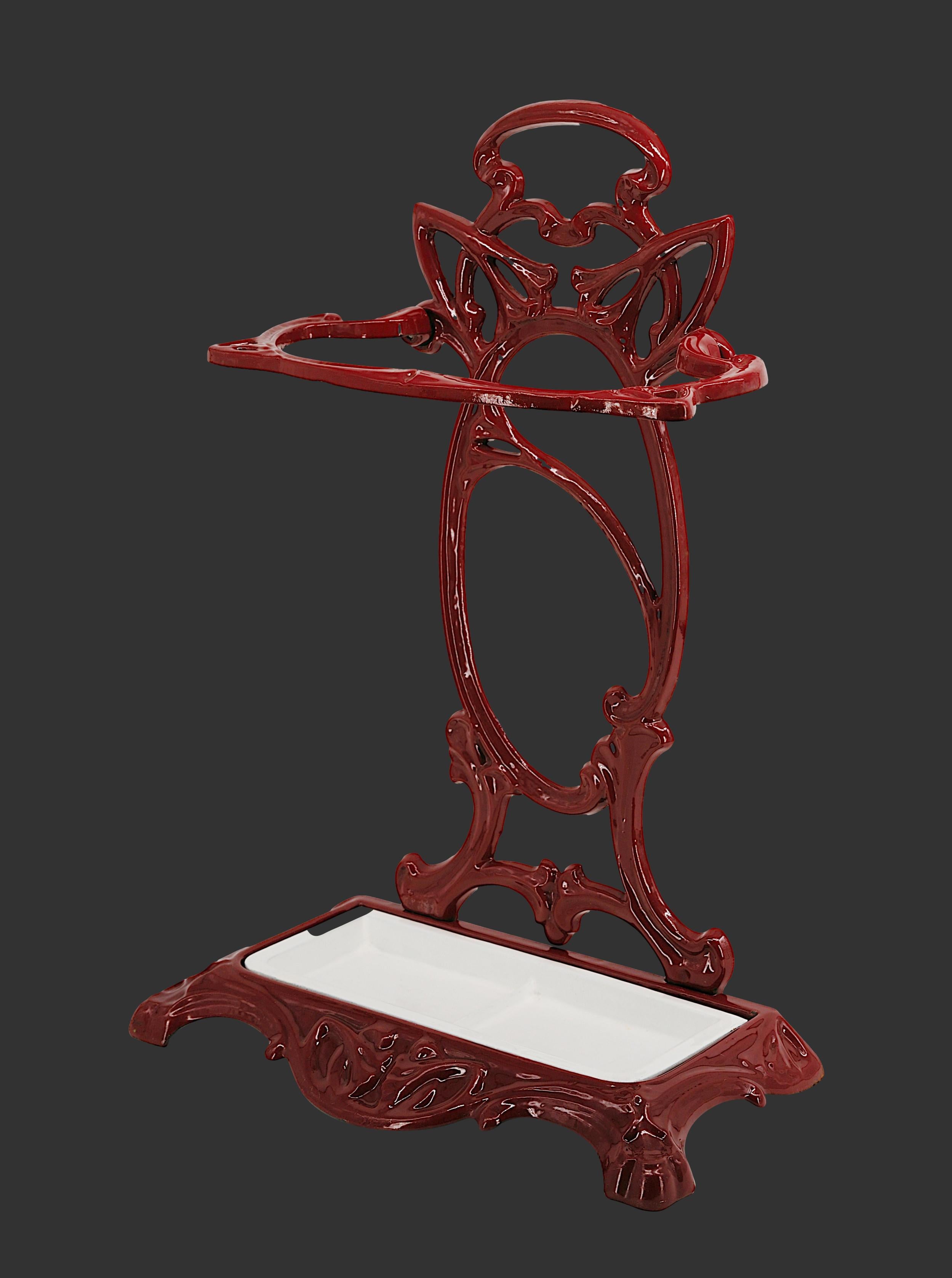 Rare Art Nouveau Umbrella Stand, 1900 For Sale 5
