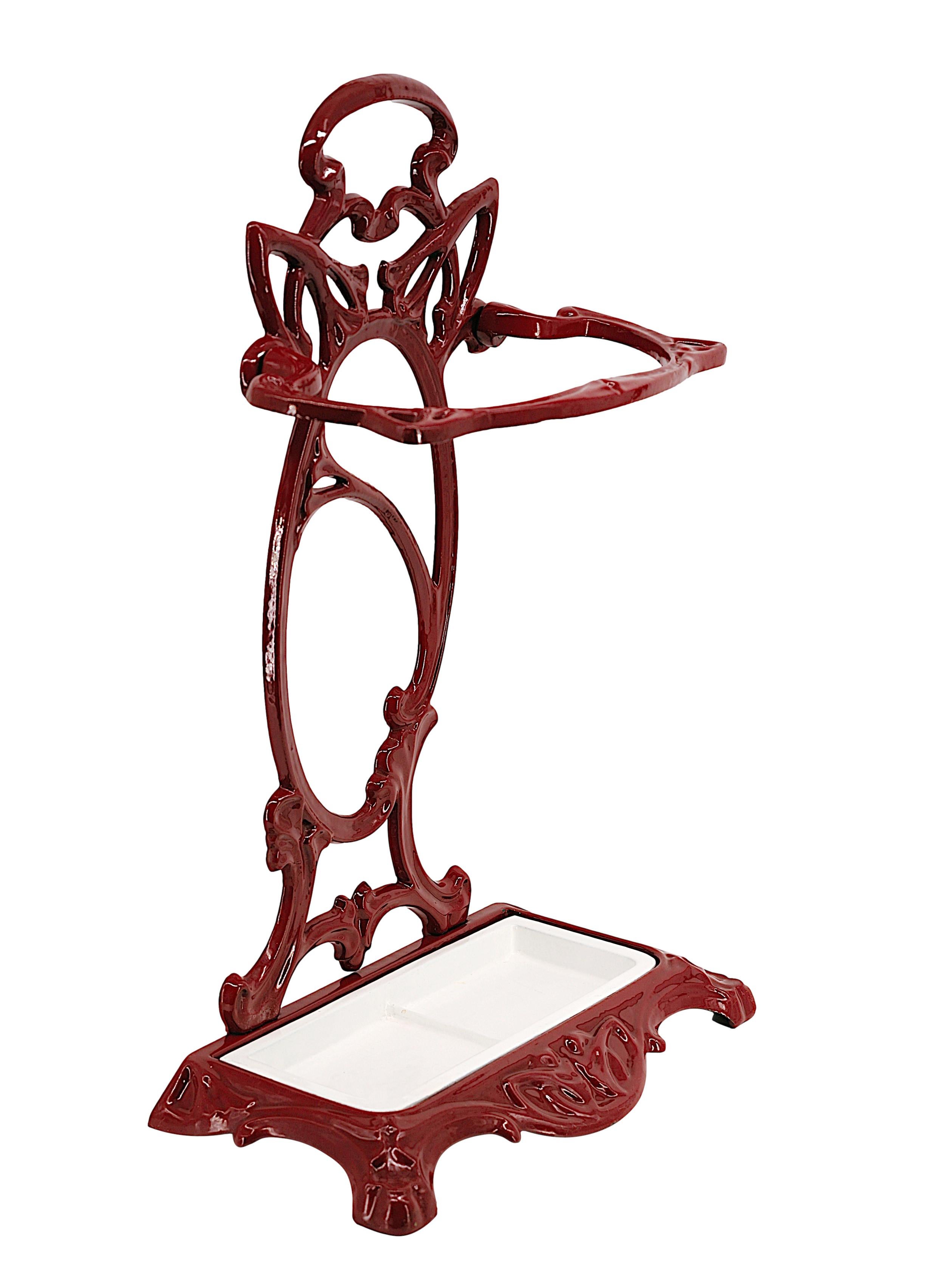 Rare Art Nouveau Umbrella Stand, 1900 For Sale 2