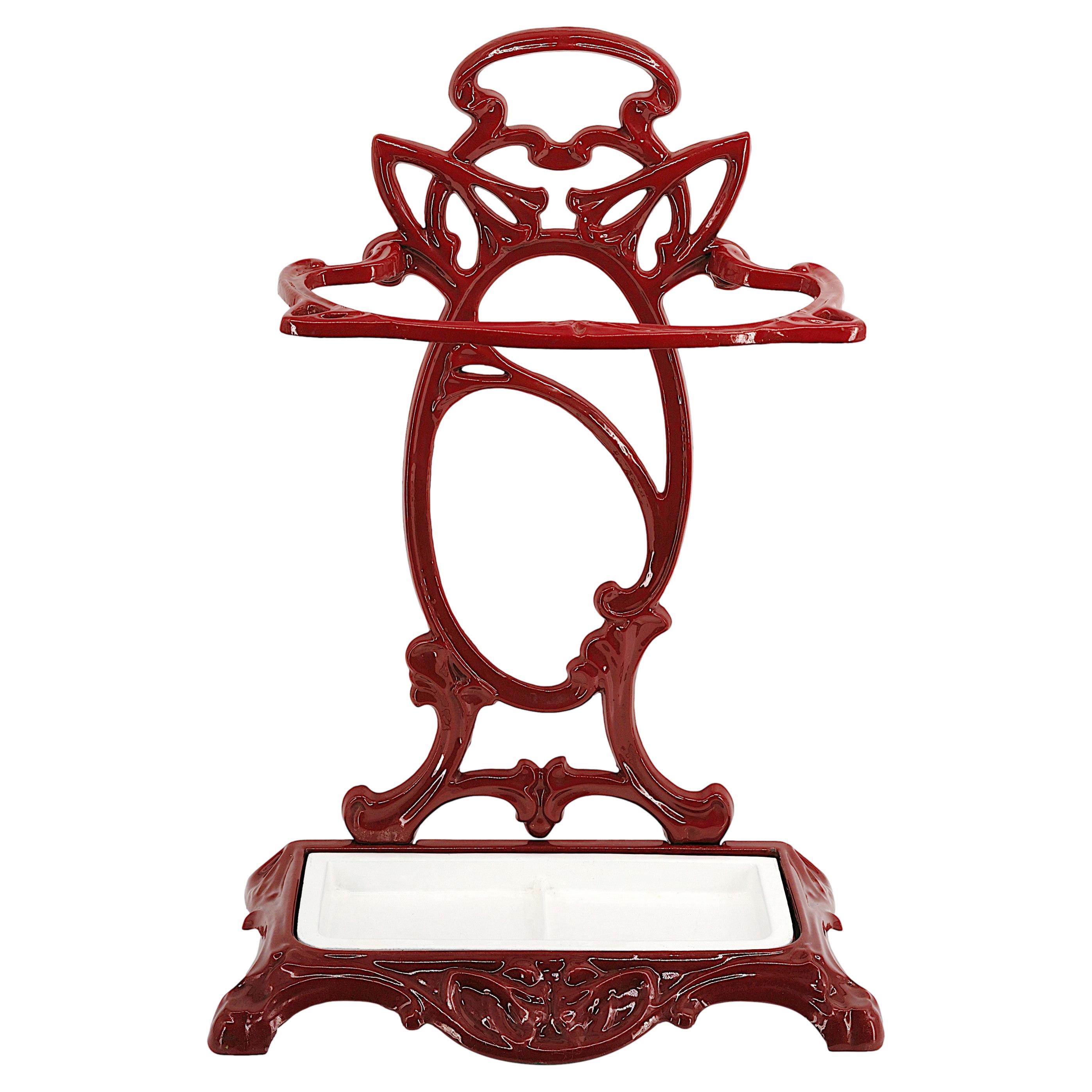 Rare Art Nouveau Umbrella Stand, 1900 For Sale