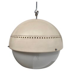 Rare Arteluce 2048/PX Large Globe Pendant by Sergio Asti Italy 1965