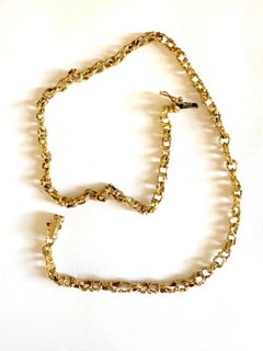 Rara collana a catena in oro 18k di Arthur King