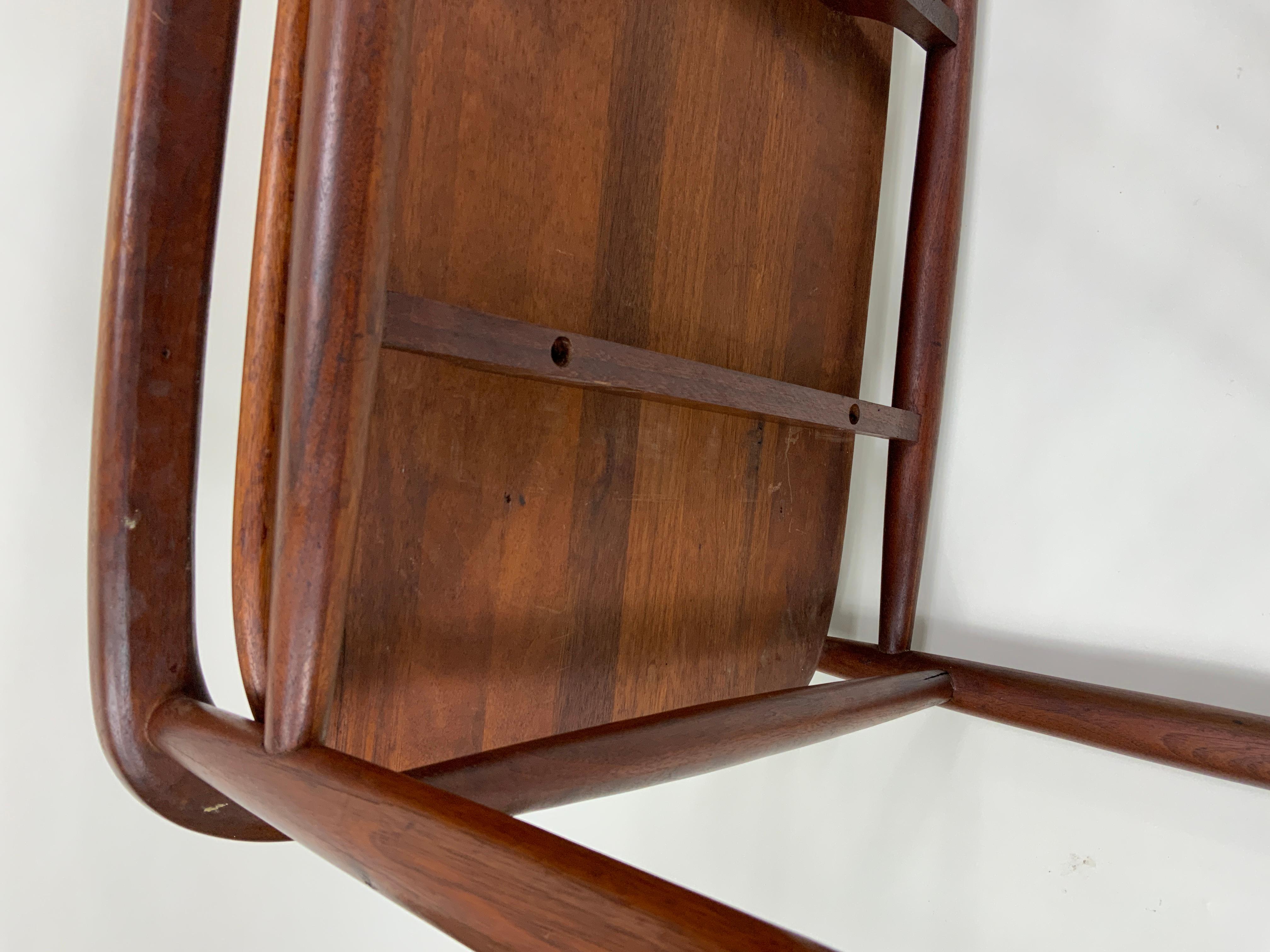 Raro carrello da bar/tè in legno di Arthur Umanoff, anni '50 ca. in vendita 3