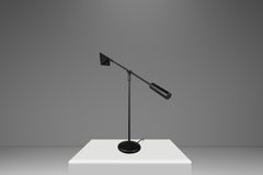 Rare Articulating UFO Table / Desk Lamp, Robert Sonneman, Kovacs, USA, c. 1990s