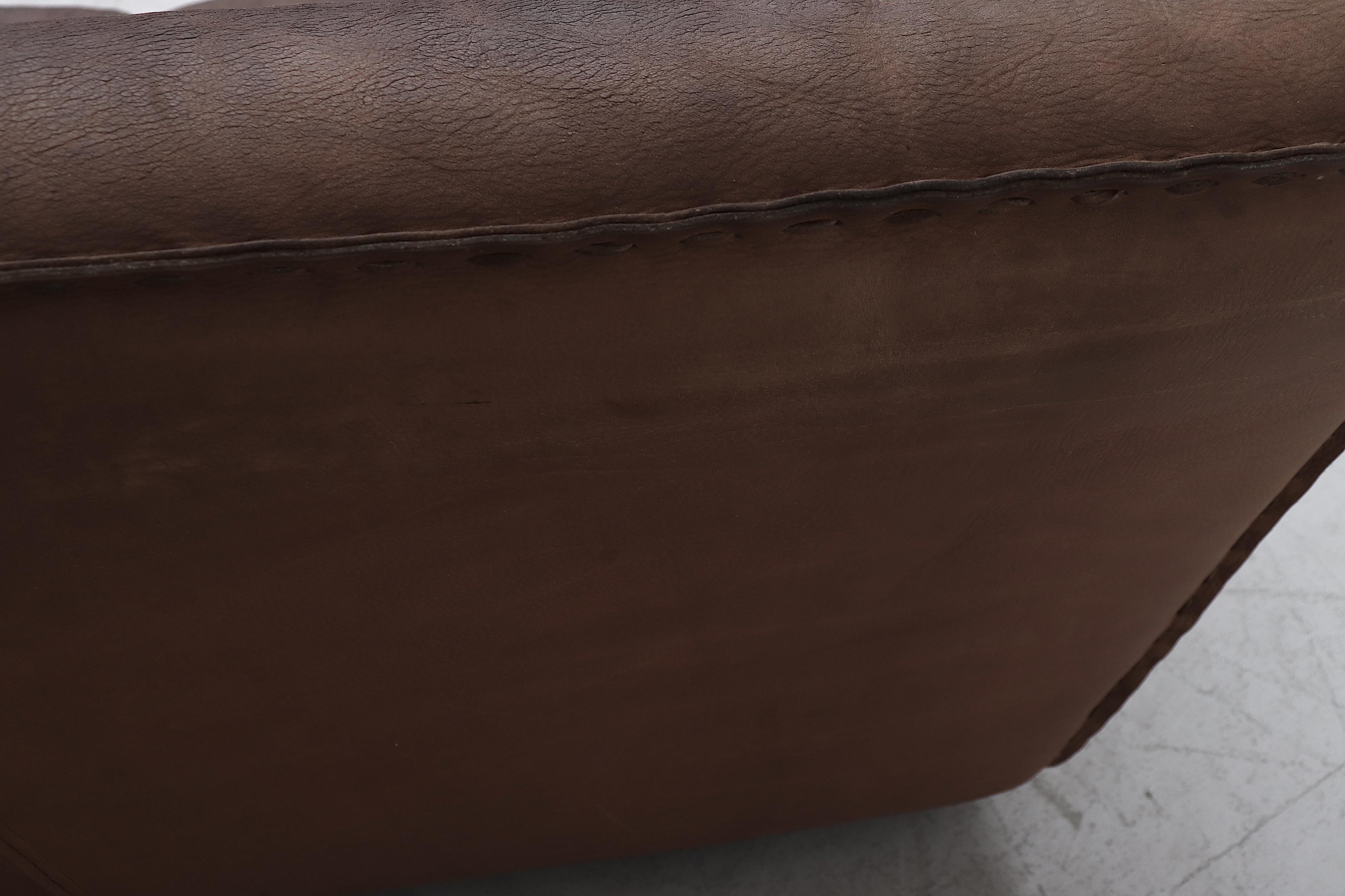 Rare Artifort Leather Love Seat 7