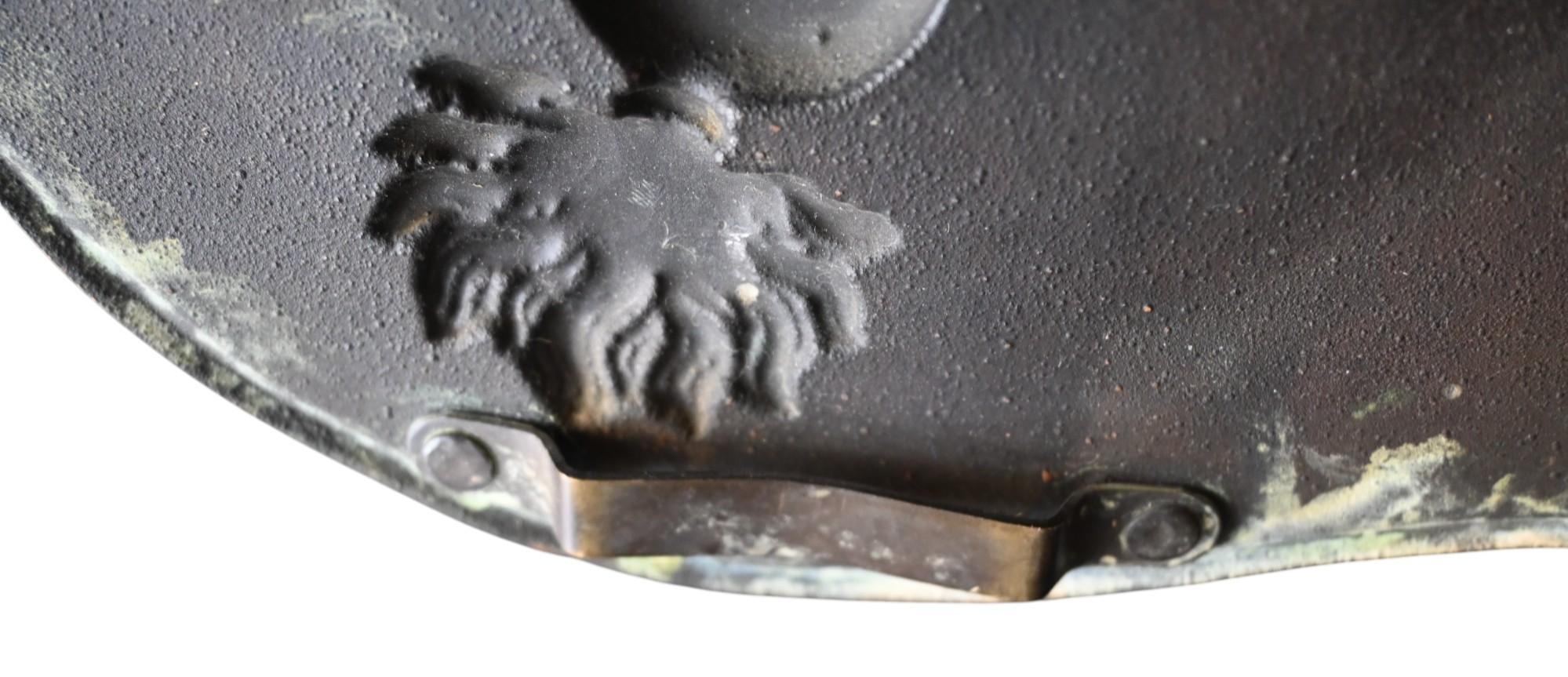 Rare plaque d'artillerie du Premier Empire Aigle impérial et canons croisés, 1804-1815 en vente 1