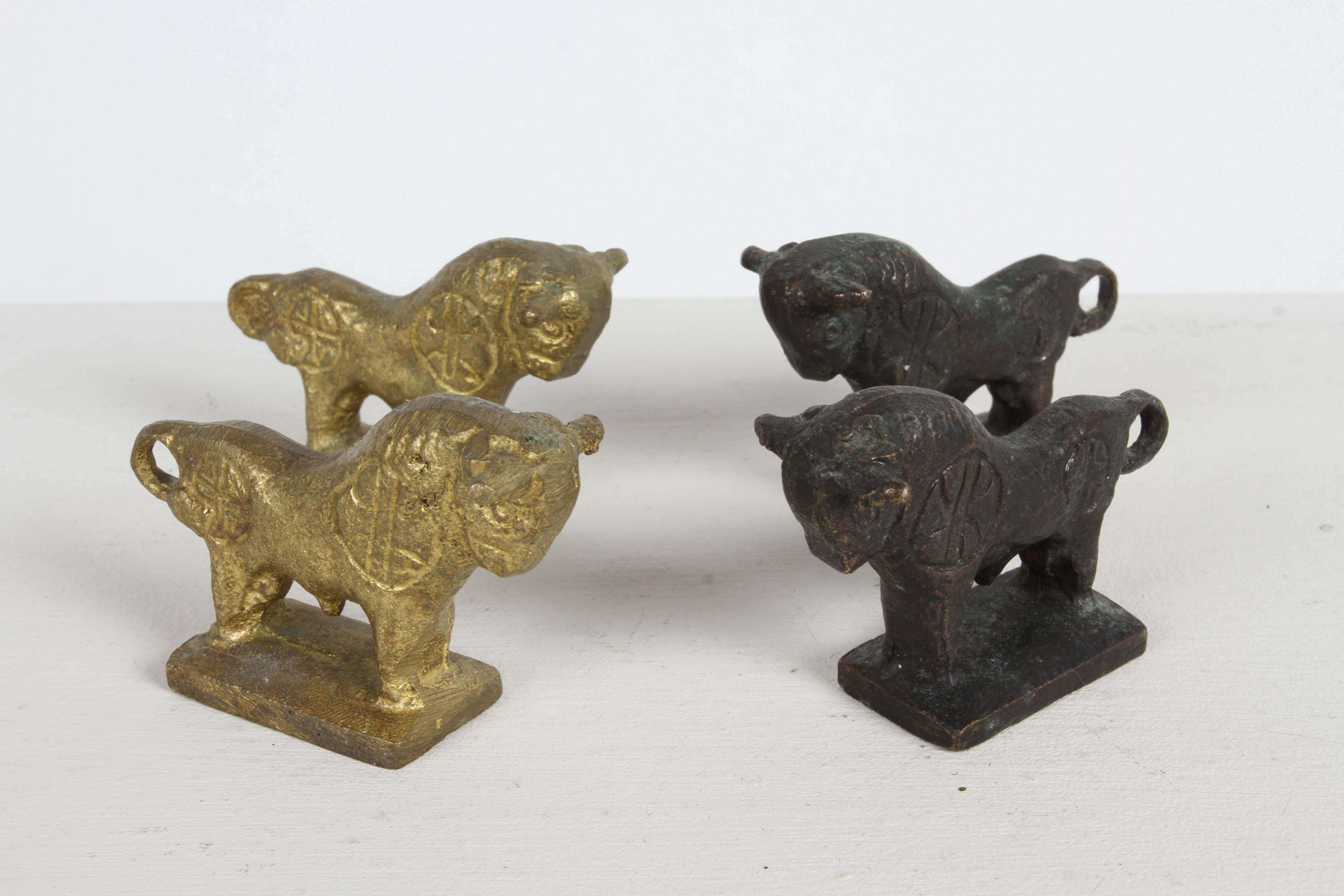 Rare ensemble d'échecs artisanal Christoforus Sklavenitis « Minoan » en bronze de la Grèce antique en vente 10