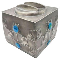 Rare Arts and Crafts #0194 Tudric Pewter Box by Archibald Knox for Liberty & Co