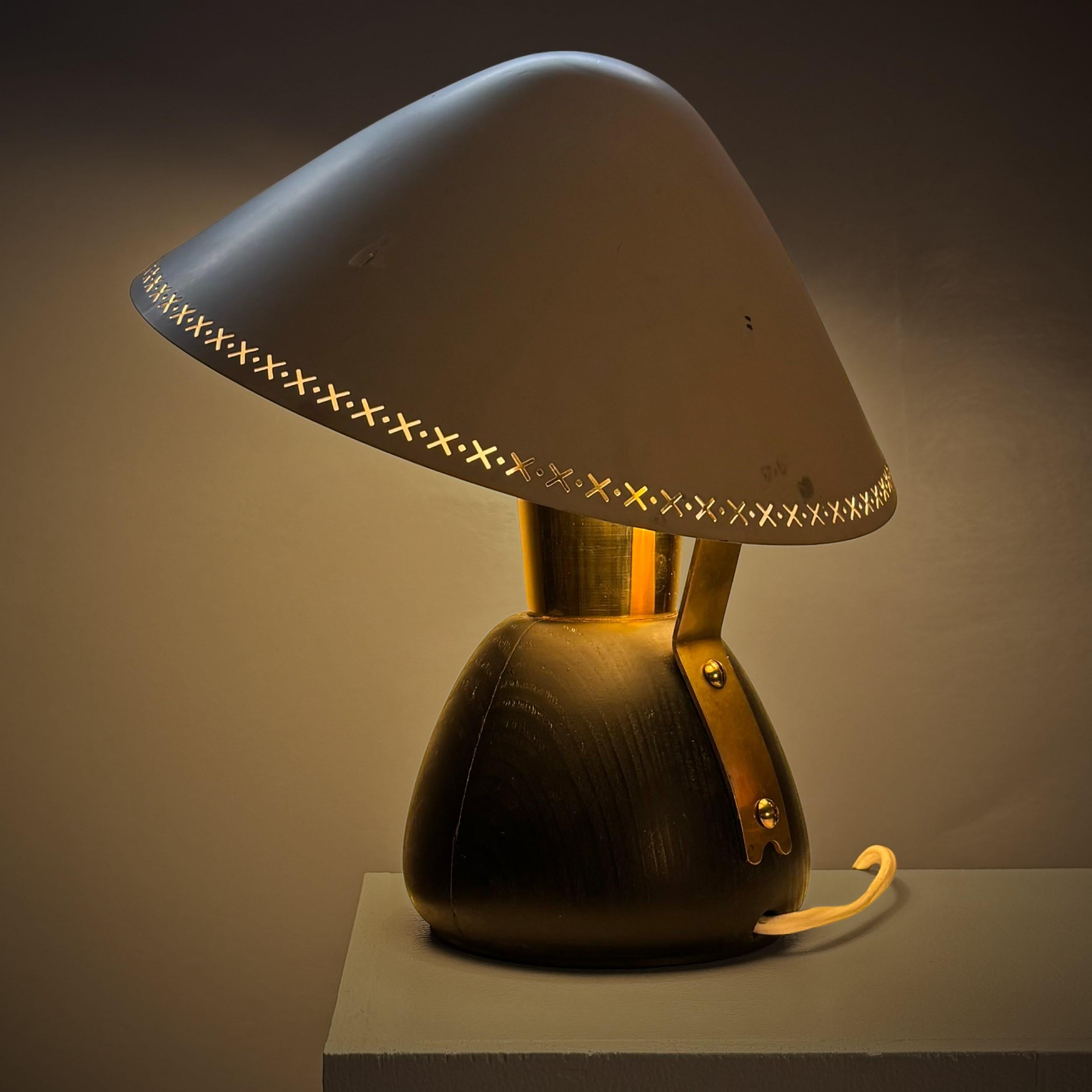 Rare lampe de table scandinave ASEA du milieu du siècle, modèle E1272, Suède, années 1950 en vente 5