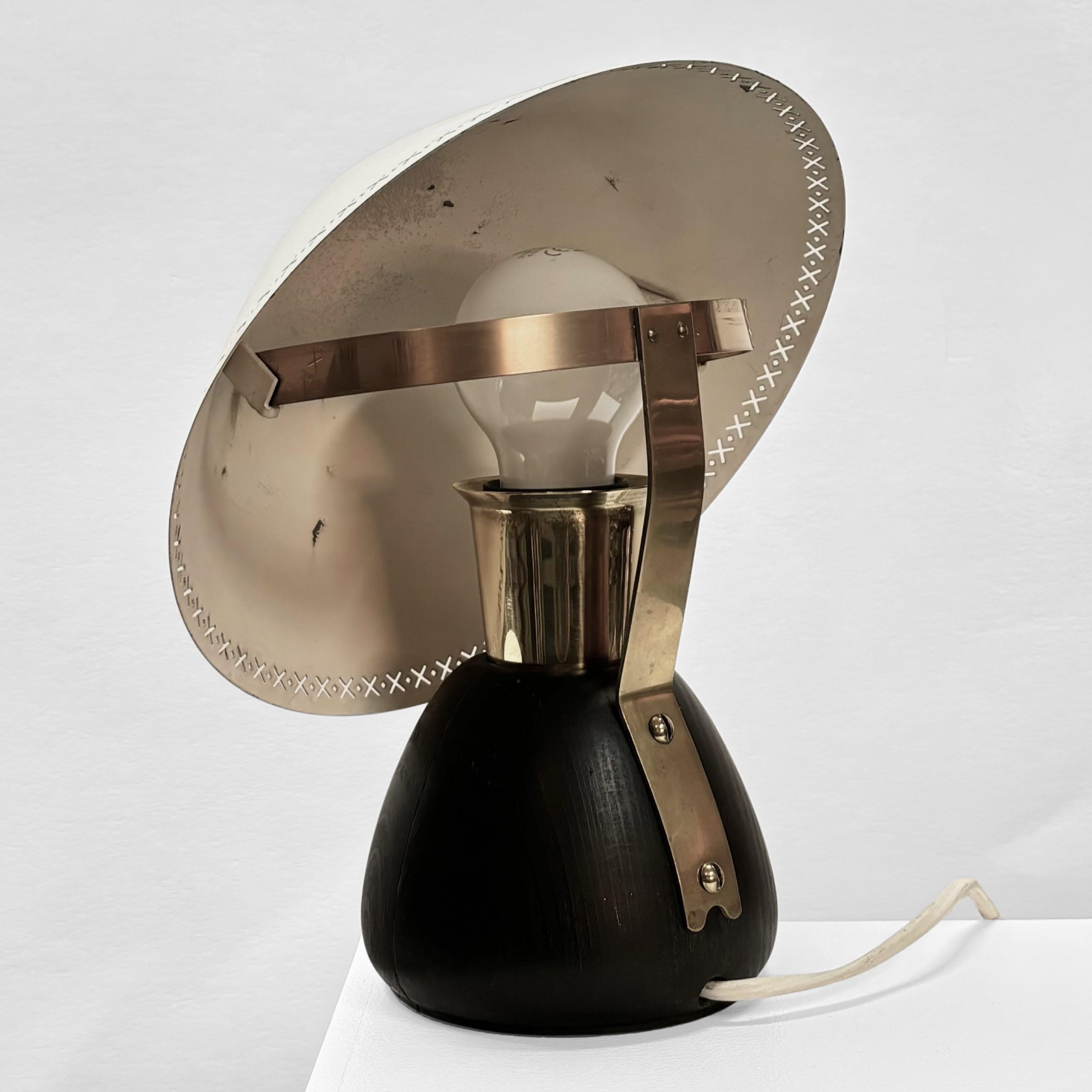 Rare lampe de table scandinave ASEA du milieu du siècle, modèle E1272, Suède, années 1950 en vente 7