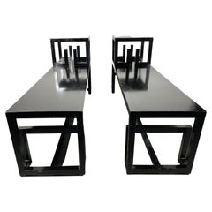 Rare Asian Modernist Table / Bench designed by Paul Laszlo / LASZLO INC