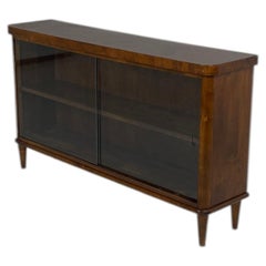 Rare Asko Finnish Scandinavian Modern Birch Display Cabinet, Mid-20th Century