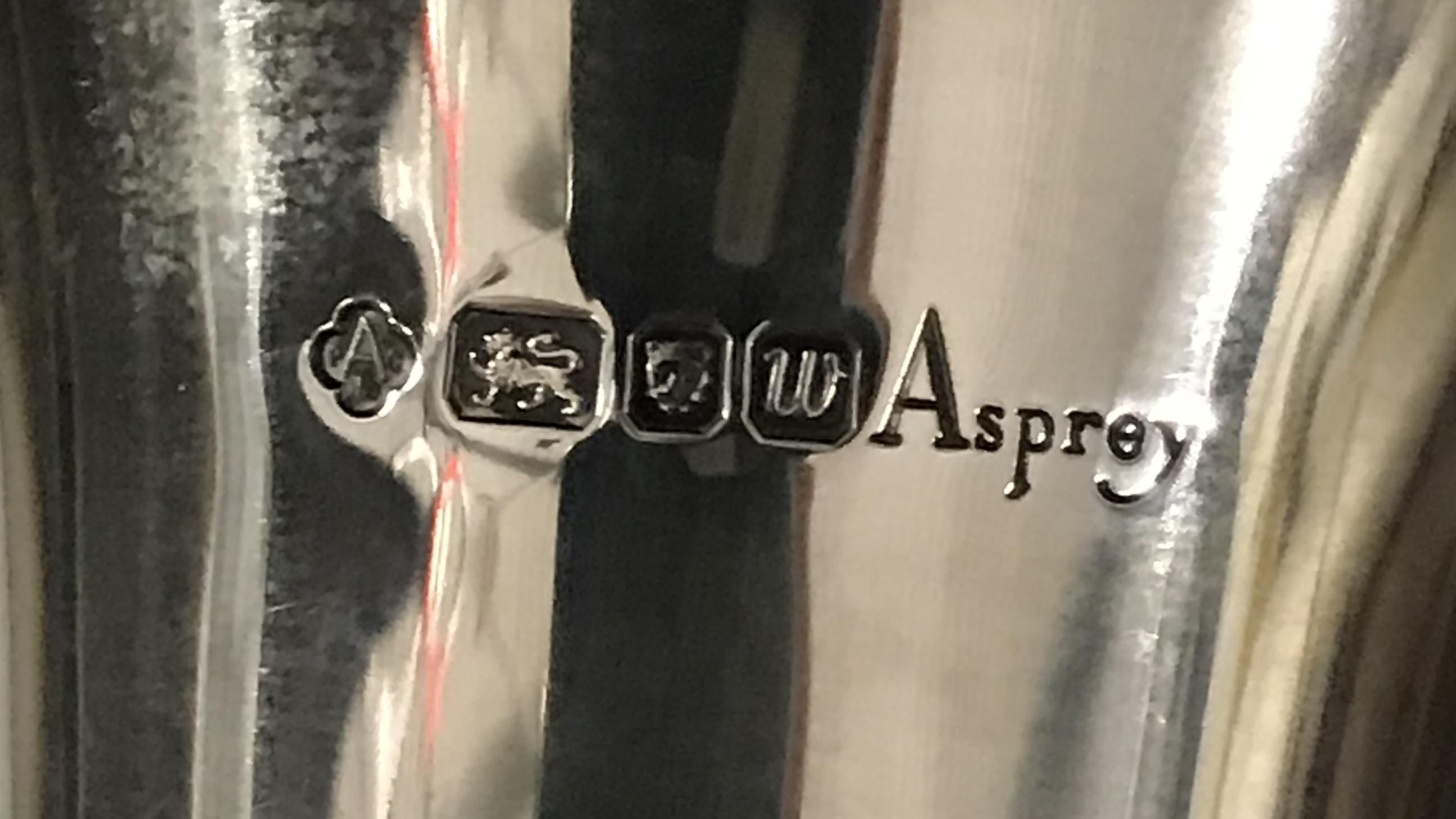 Rare Asprey London Fully Hallmarked Sterling Silver Made 1996 Poppy Flower Vase 2