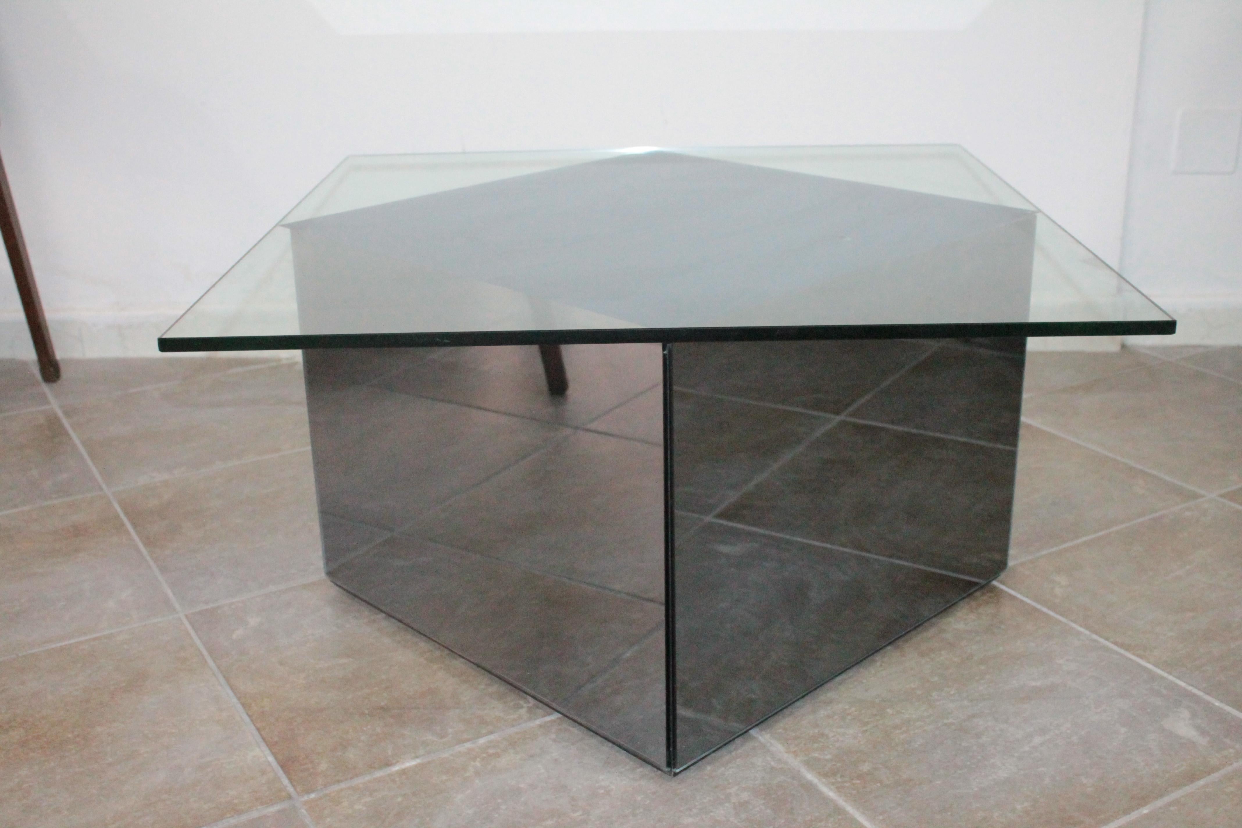 Mid-Century Modern Rare Asymmetrical Coffee Table 