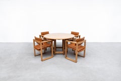 Rare Ate Van Apeldoorn Oak Dining Table