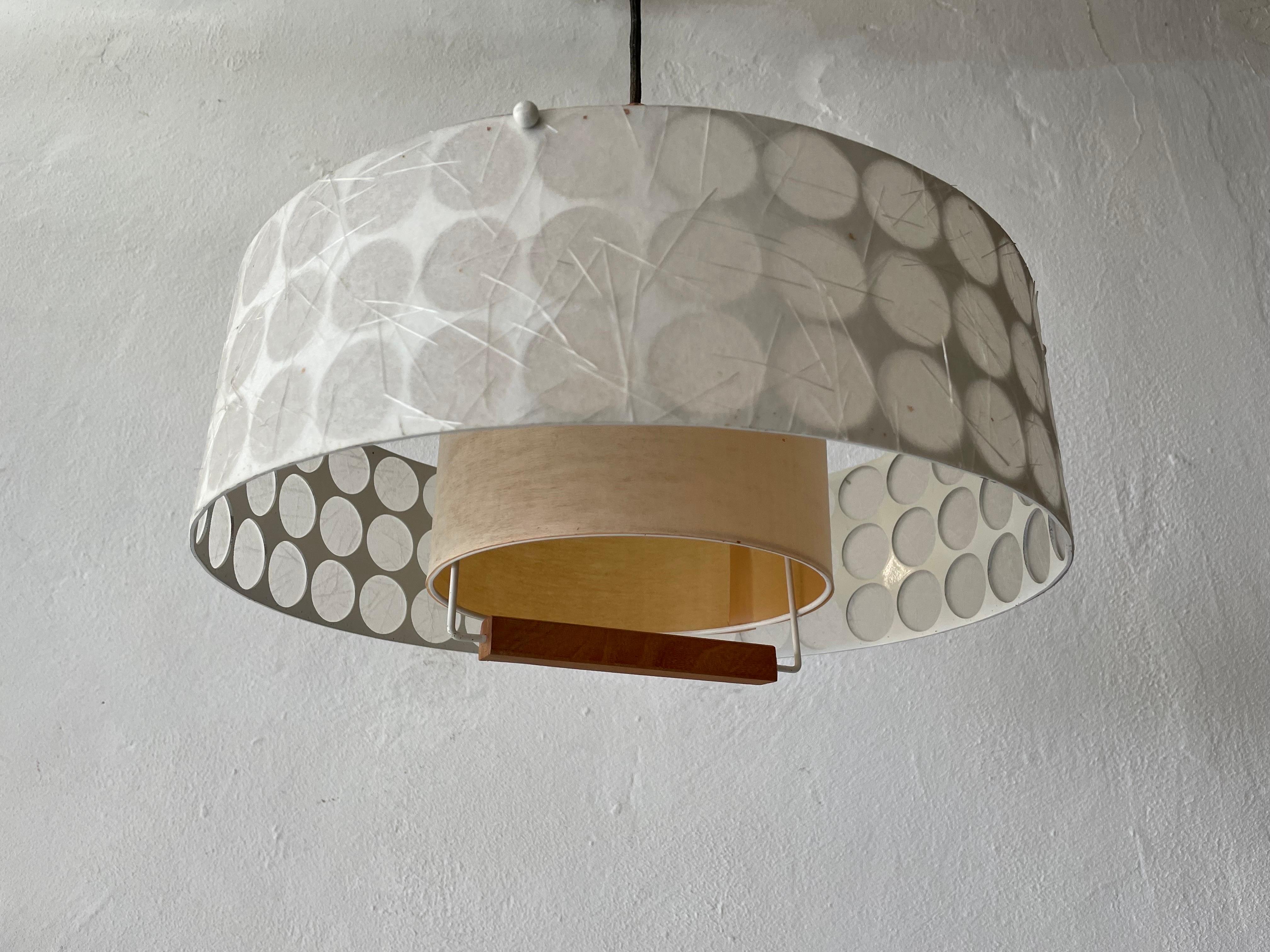 Rare Atomic Shade Pendant Lamp by Temde, 1960s, Switzerland For Sale 2