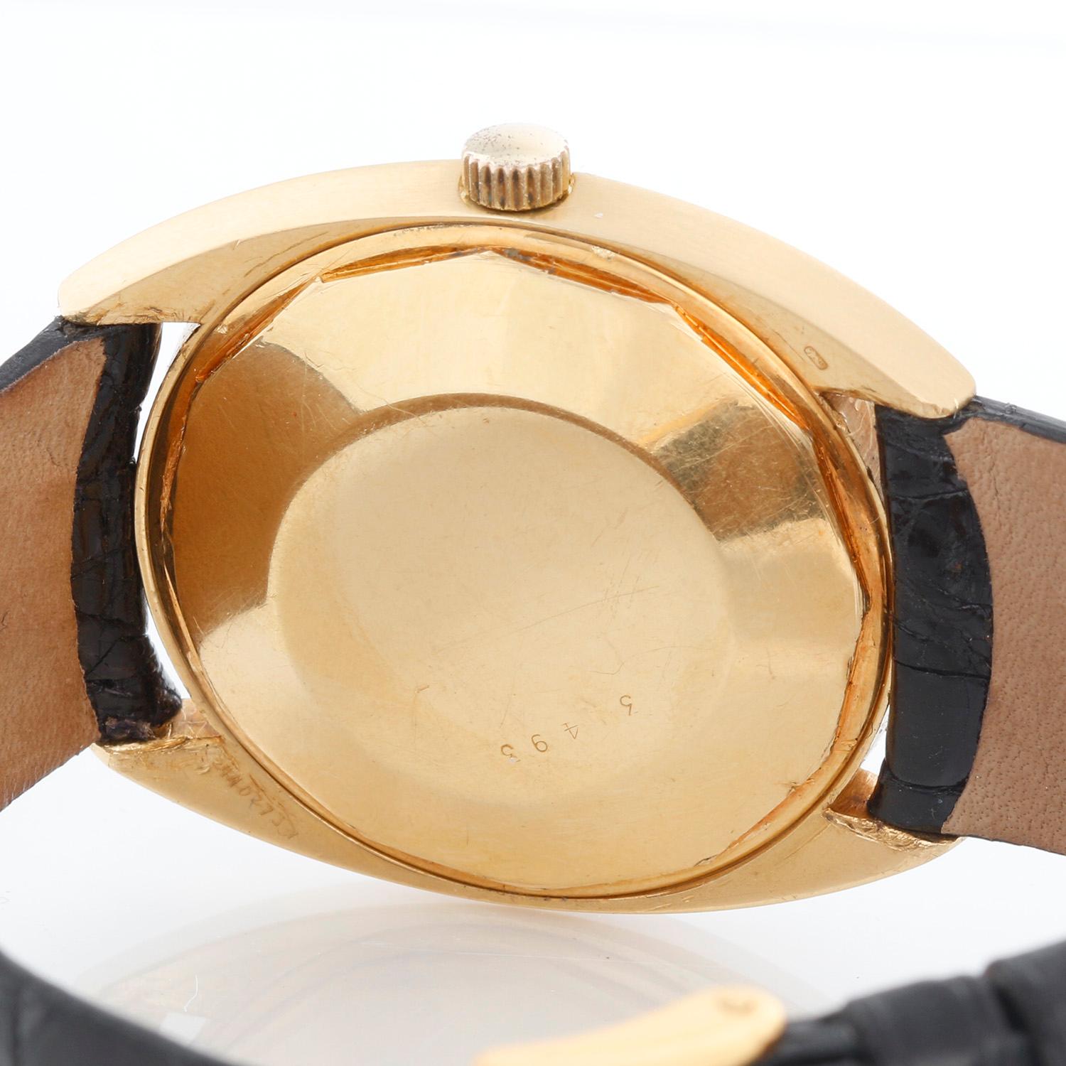 Rare Audemars Piguet 18k Yellow Gold Ref 5205BA Men's Watch In Excellent Condition In Dallas, TX