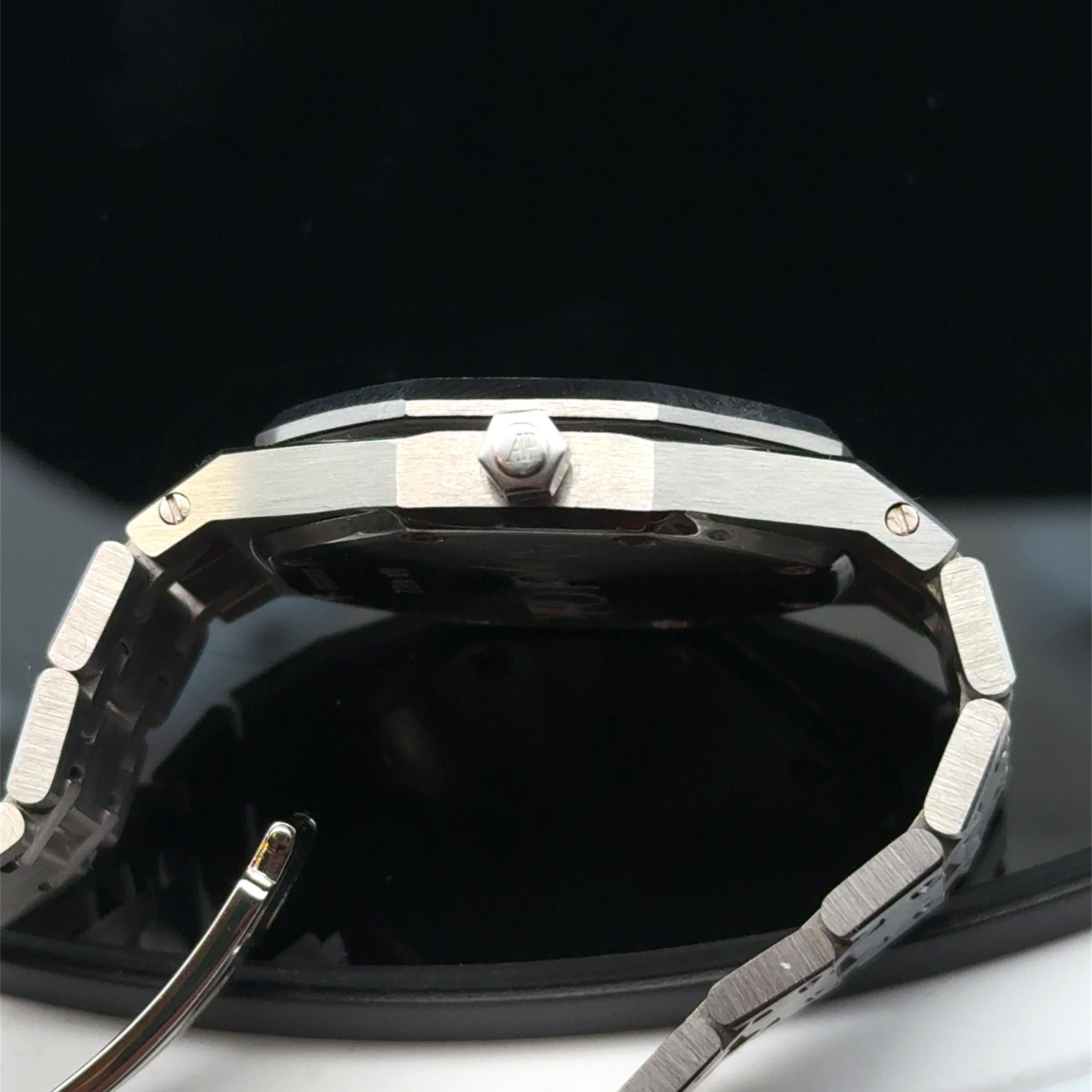 Rare Audemars Piguet Royal Oak Vintage 14470sq Diamond Dial Automatic 3