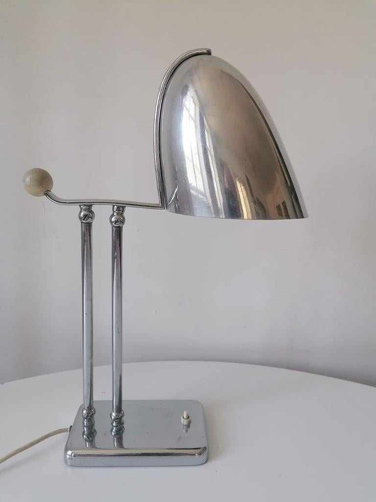 Rara lámpara de mesa austriaca Bauhaus Austríaco en venta