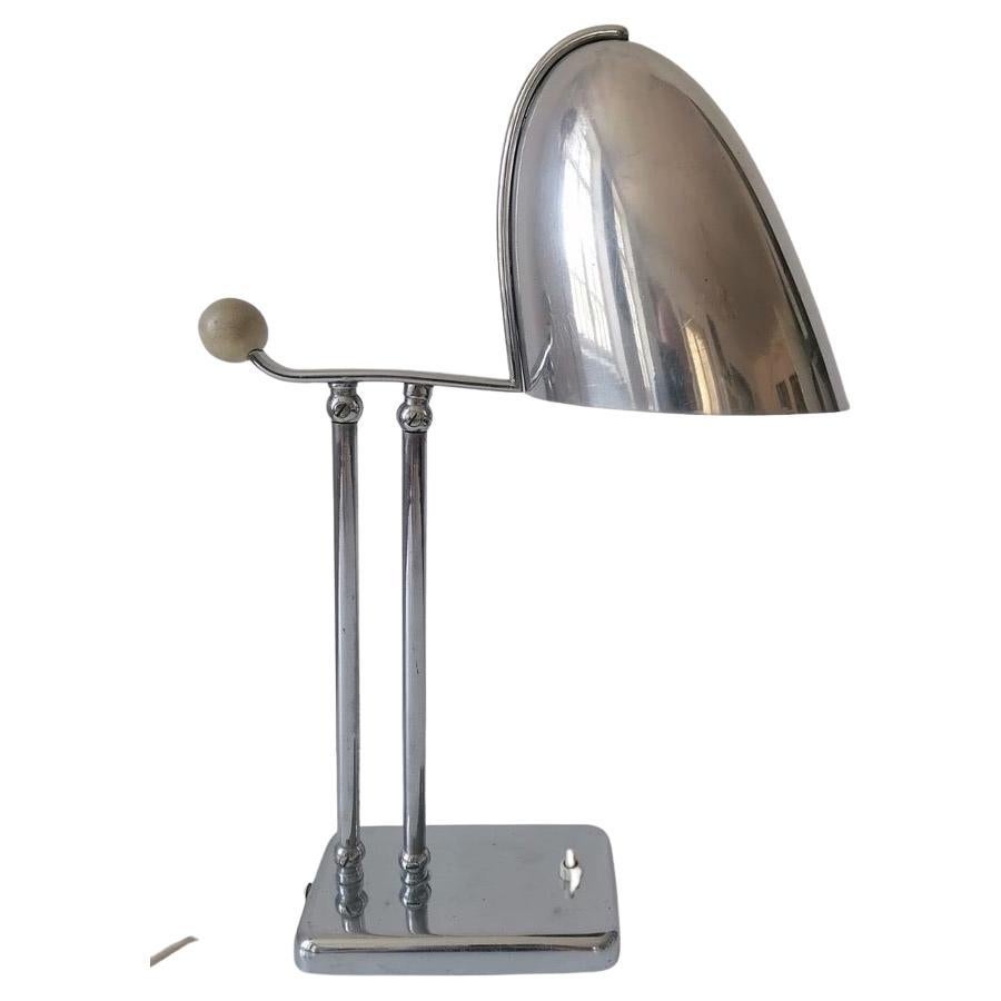 BAUHAUS WANDLEUCHTE LAMPE ENTWURF GISPEN 1920er Jahre Design silber Opalglas 