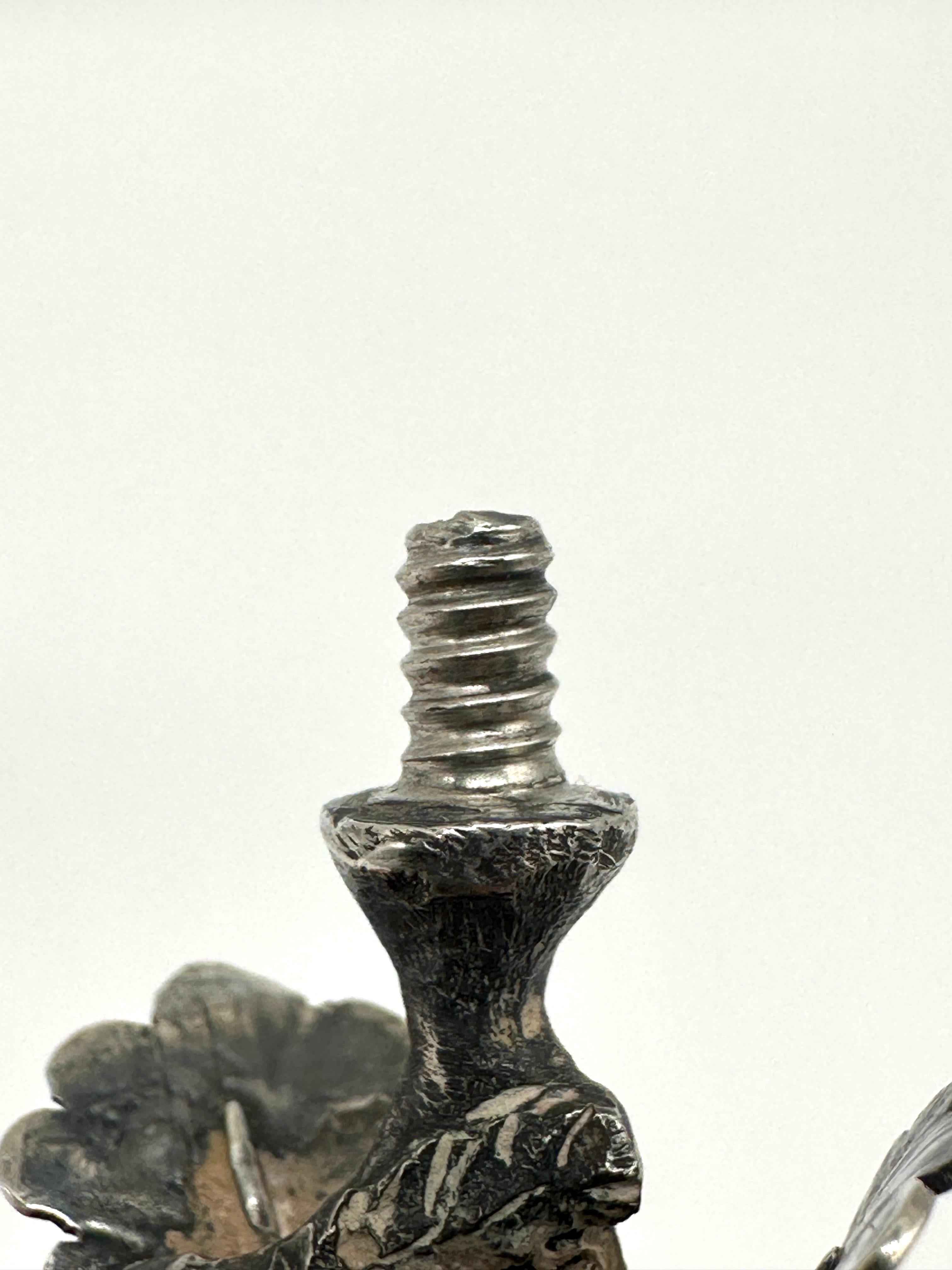 RARE Österreichisches Silber (ALT WIEN) Havdalah Gewürzbehälter, Judaica ISRAEL MUSEUM im Angebot 7