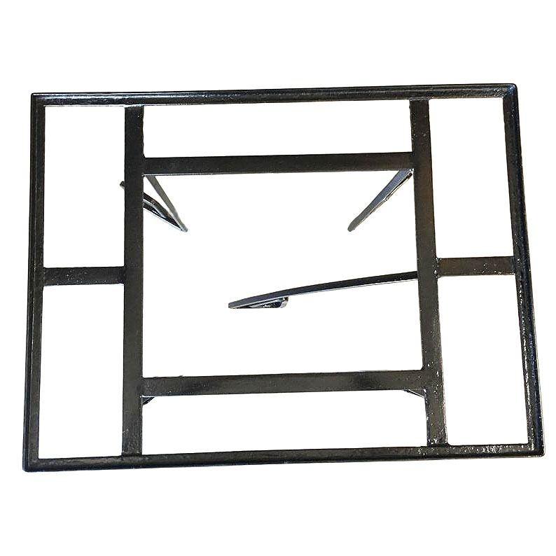 Mid-20th Century Rare Avant-Garde Scrolling Art Deco Iron Dining Outdoor Patio Table