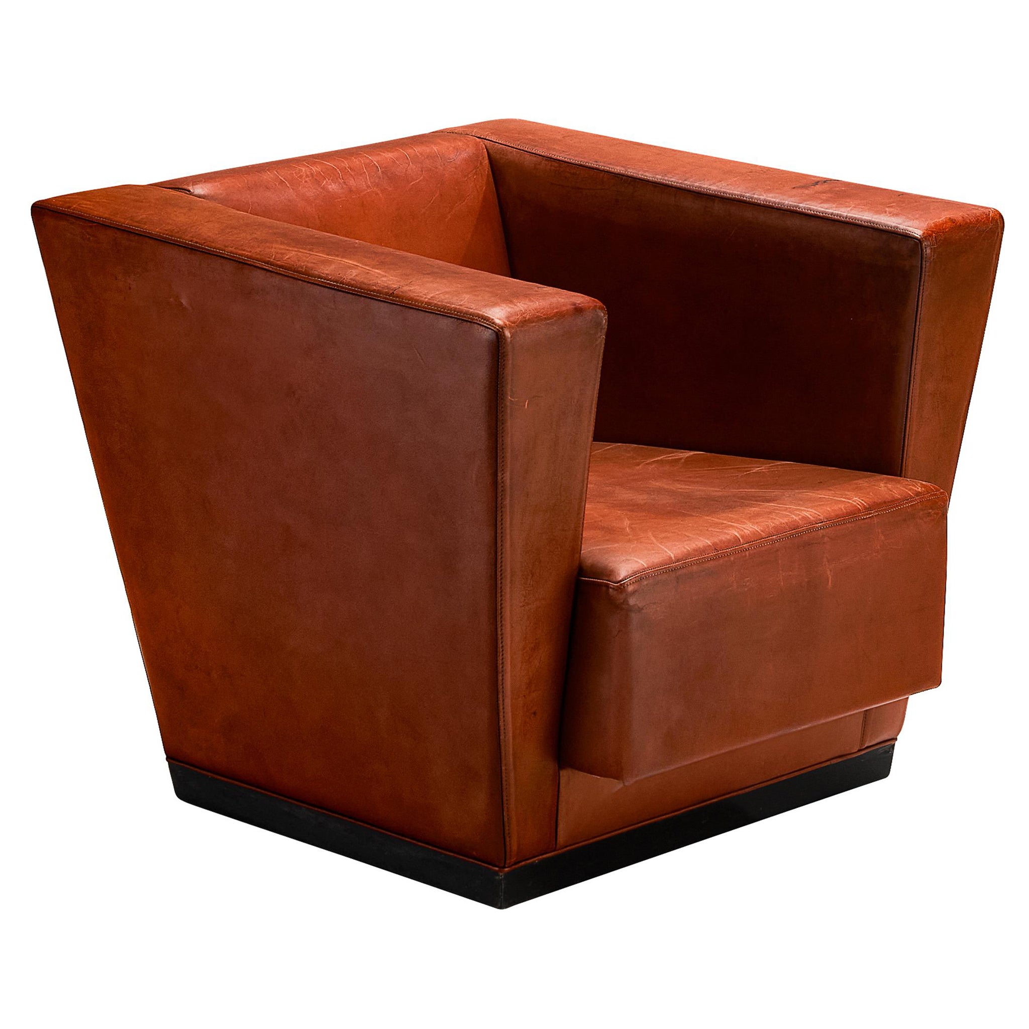 Seltener Axel Einar Hjorth
Lido
Loungesessel in patiniertem Leder