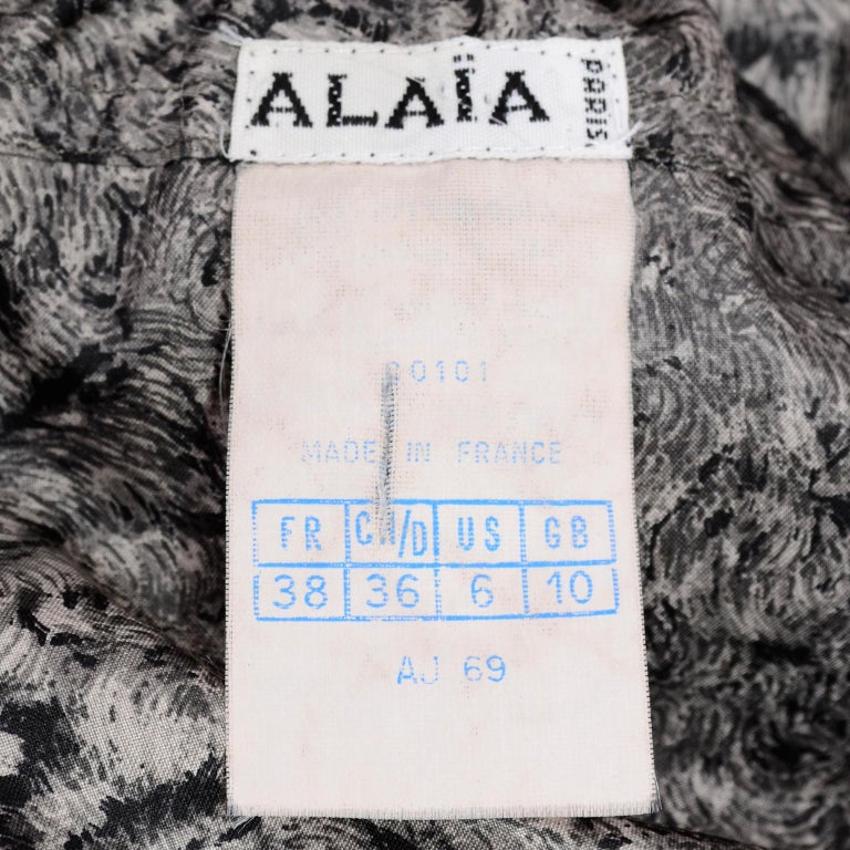Rare Azzedine Alaia 4 Pc Shorts Skirt Bustier Jacket Christophe Von ...