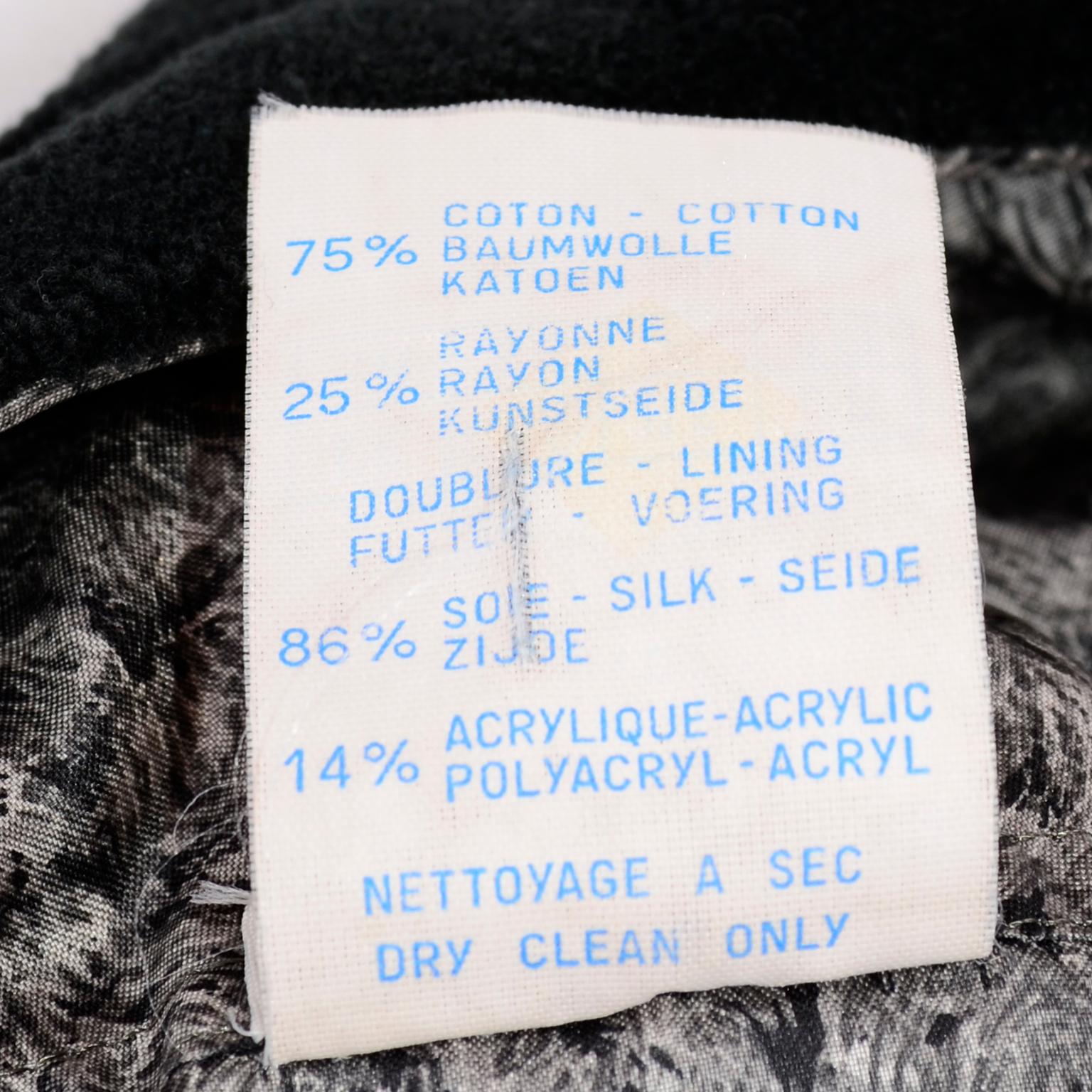 1987 Azzedine Alaia 4Pc Shorts Skirt Bustier Jacket Christophe Von Weyhe Print  11