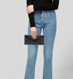 rare Azzedine Alaïa Studded Leather Envelope Pochette Clutch NWOT Authentic