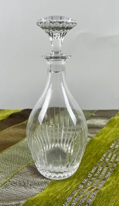 Seltene Baccarat Kristall Frankreich Massena Likör & Whiskey Dekanter mit Stopper