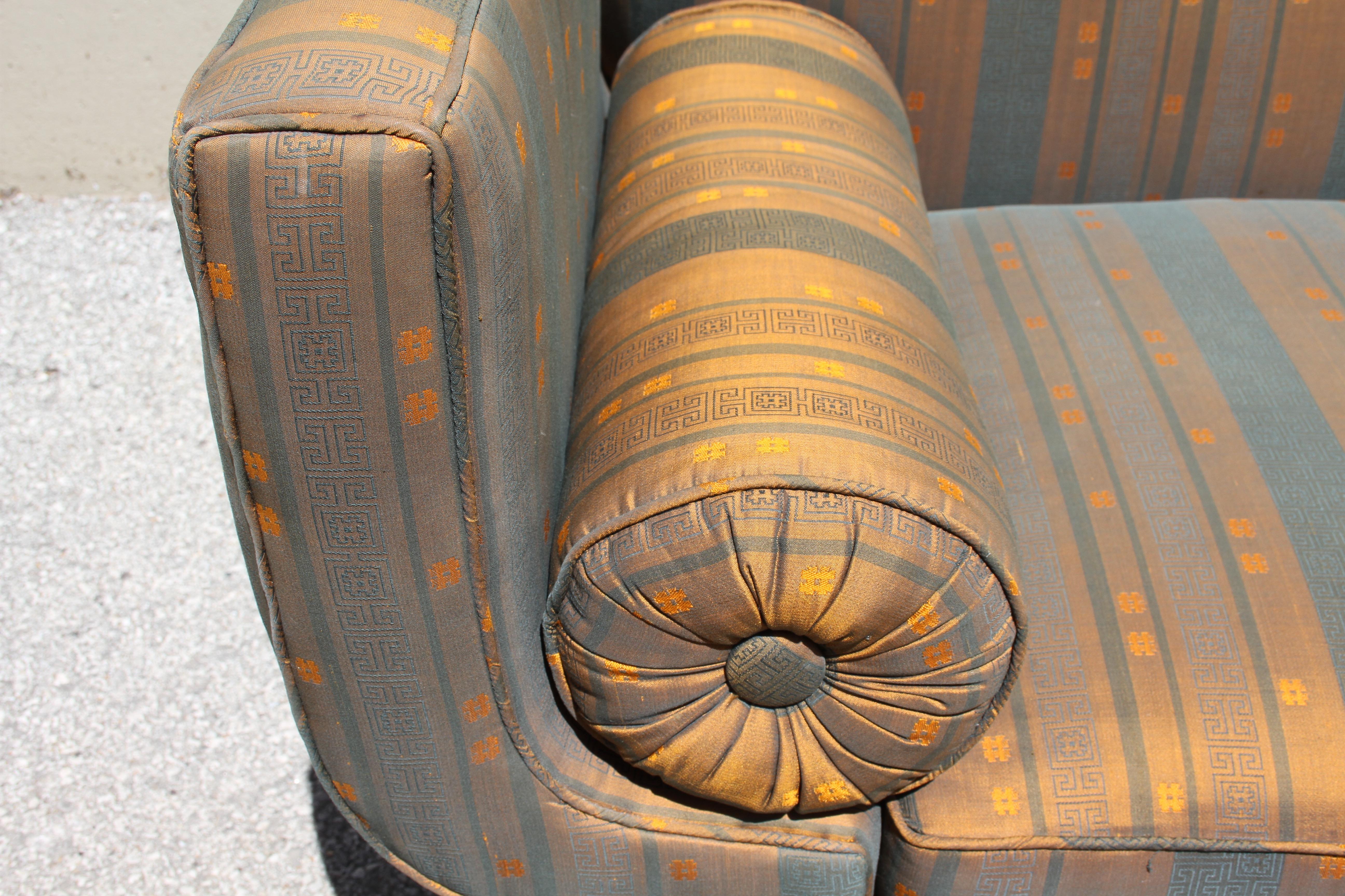 Rare Baker Furniture Co. Gondola Sofa, Midcentury For Sale 1