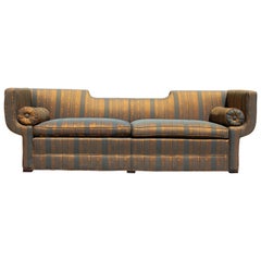 Rare Baker Furniture Co. Gondola Sofa, Midcentury