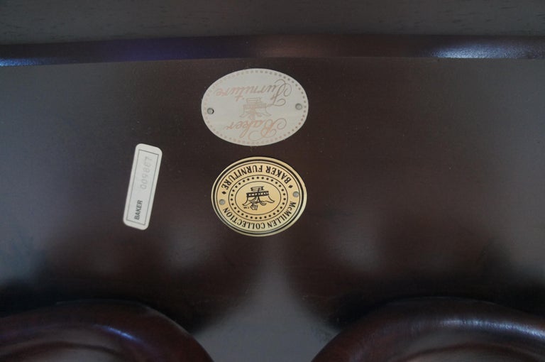 Rare Baker Furniture McMillen Collection Rosewood Scrolled Accent Table