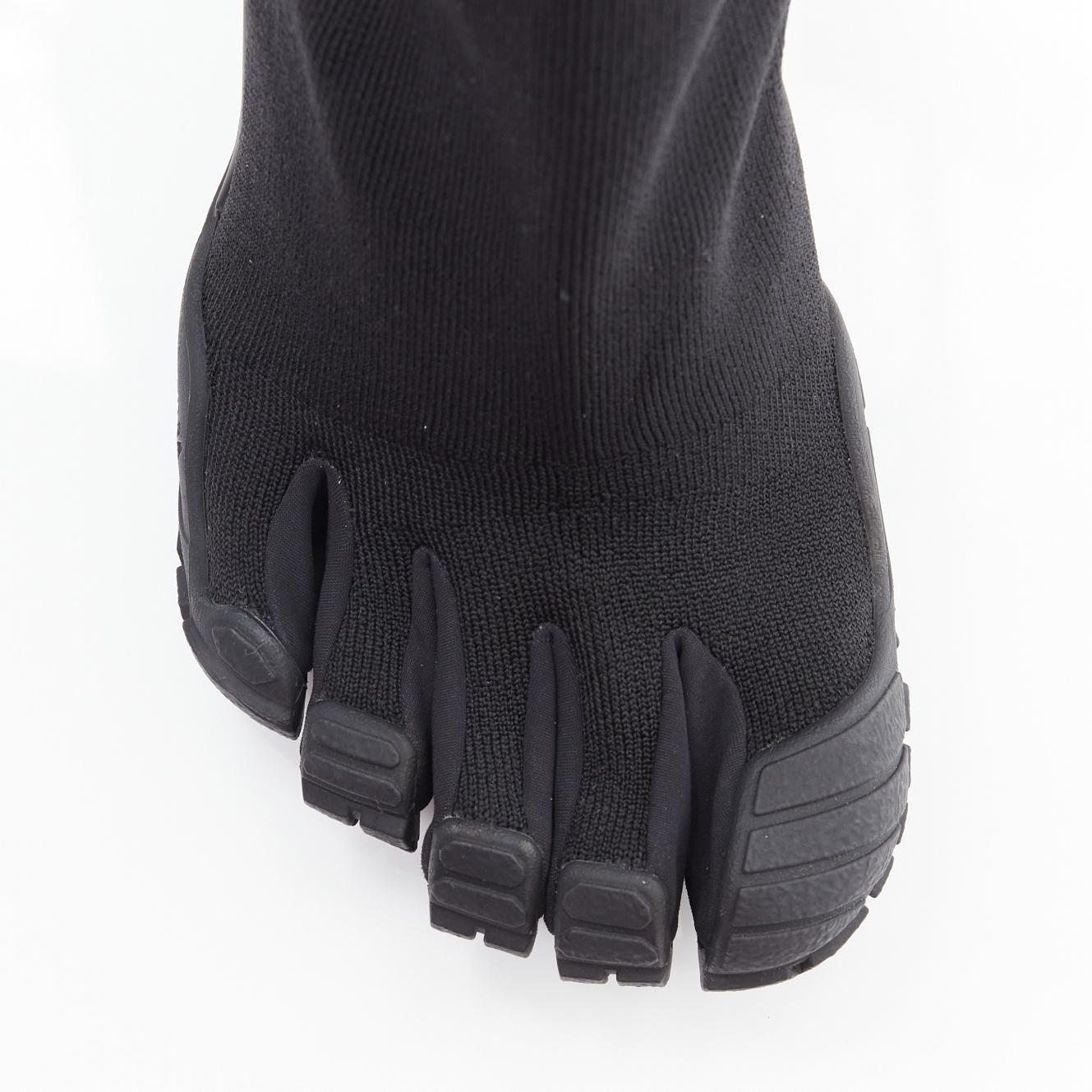 rare BALENCIAGA 2020 Runway 5 Toe Tabi Ninja Vibram sock boots EU37 In New Condition In Hong Kong, NT
