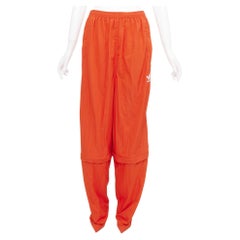 rare BALENCIAGA ADIDAS Demna 2022 Runway Pantashoe Jogginghose red heels EU38