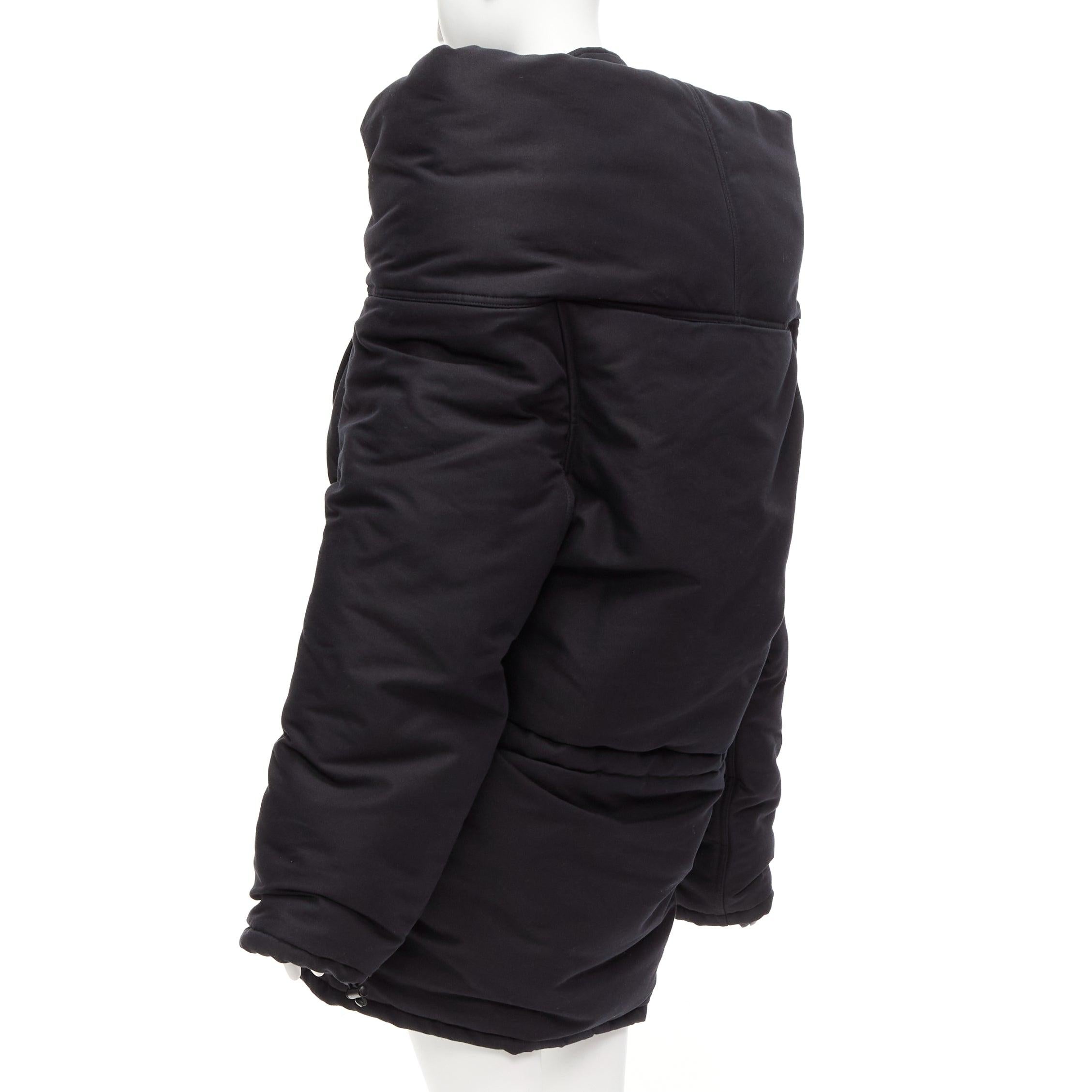 rare BALENCIAGA Demna 2021 Runway CB Parka deconstructed ski jacket FR34 XS For Sale 1