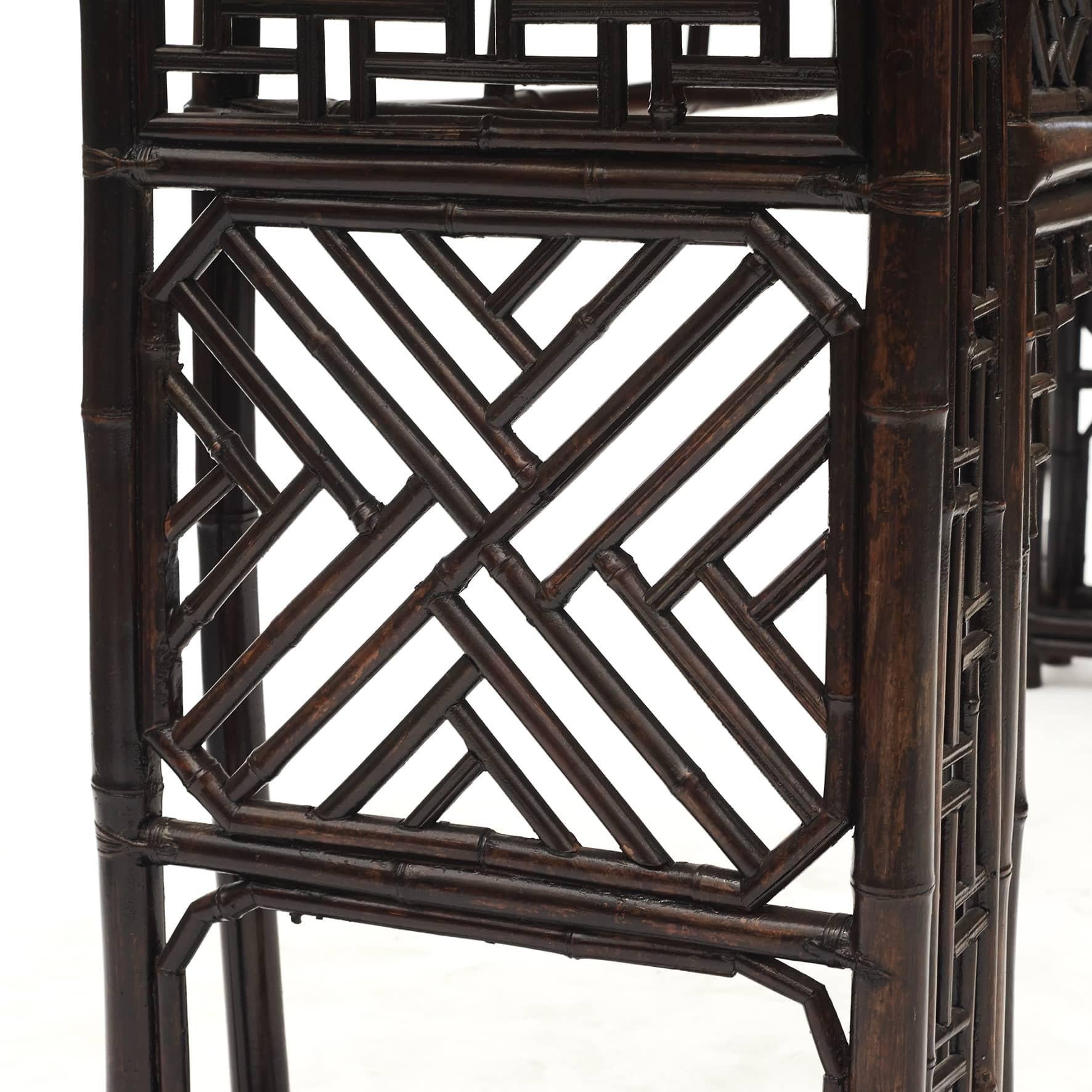 19th Century Rare Bamboo Alter / Console Table, 1800 - 1840