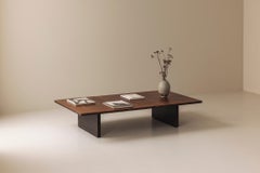 Rara mesa de centro de bambú de Axel Vervoordt, década de 1980.