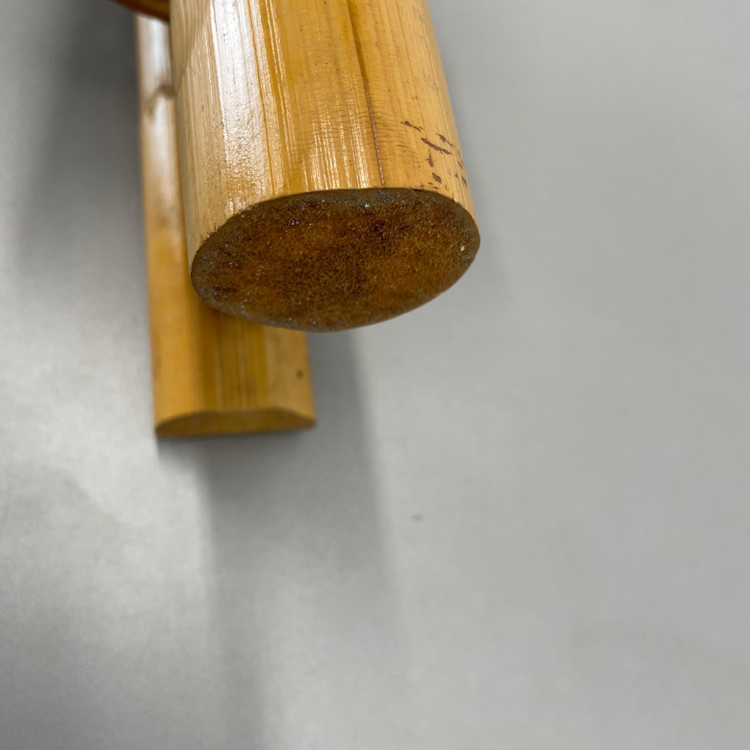 Raro aplique de bambú, mimbre y ratán de estilo Louis Sognot, Francia, años 50 en venta 3