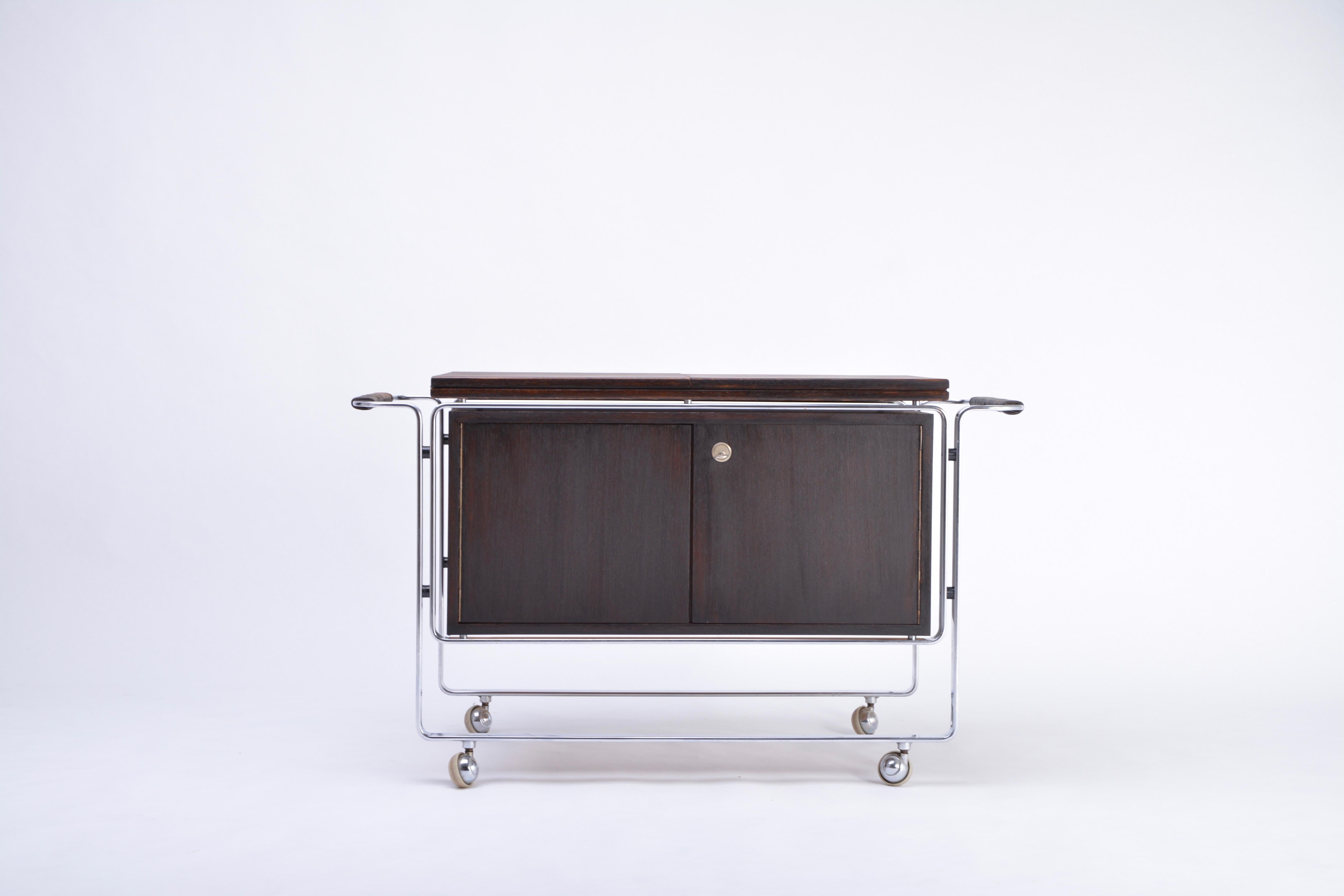 20th Century Rare Bar Cart Designed by Horst Brüning for Kill International