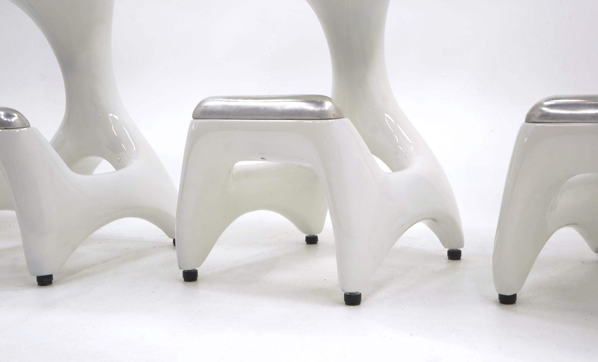 Aluminum Rare Bar Stools by Jordan Mozer for Nectar Bar at Bellagio