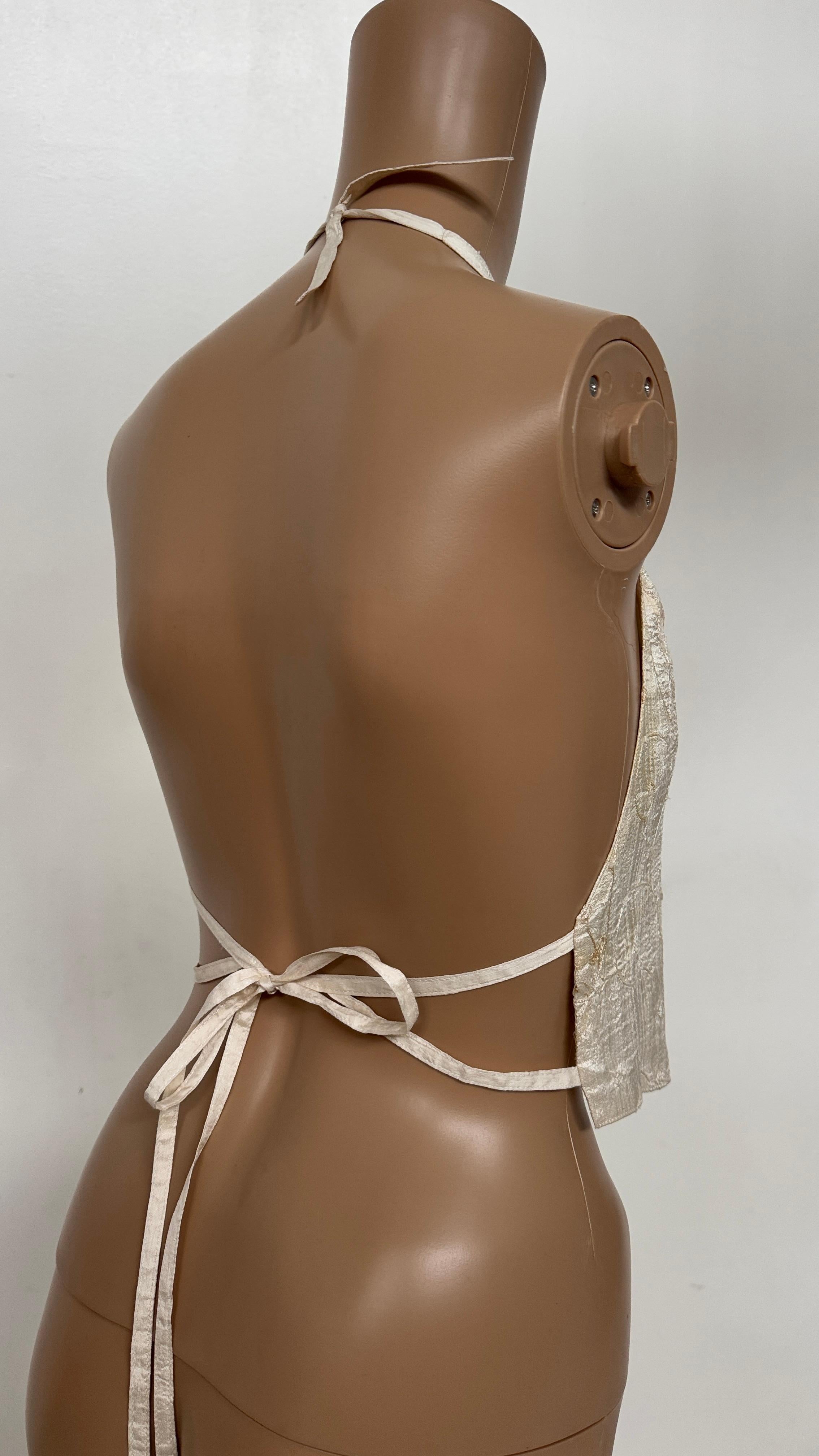 Raro conjunto Barbara Bui de dos piezas en seda - Camisa entallada y chaleco halter en seda en venta 14
