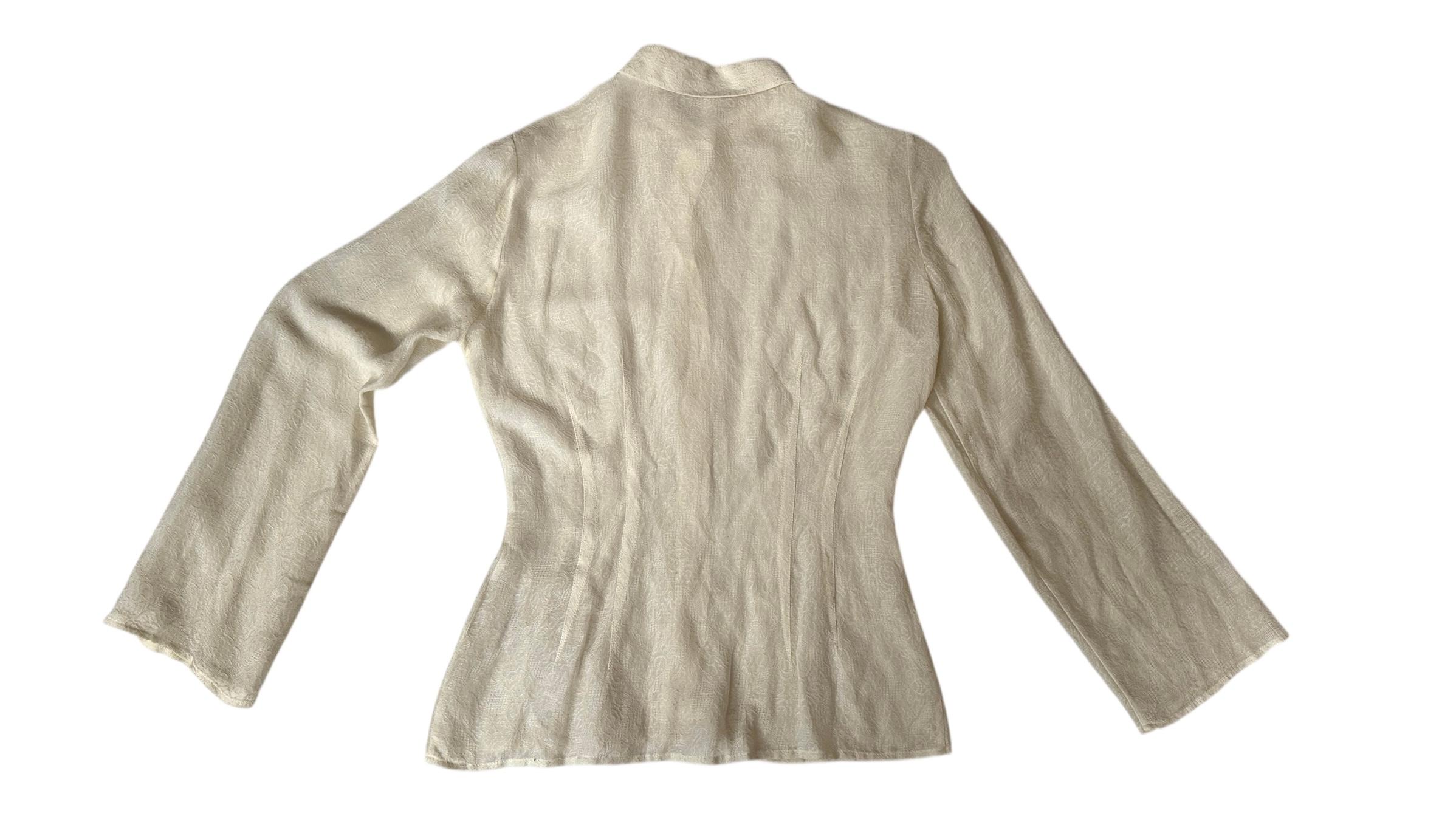 Raro conjunto Barbara Bui de dos piezas en seda - Camisa entallada y chaleco halter en seda en venta 4