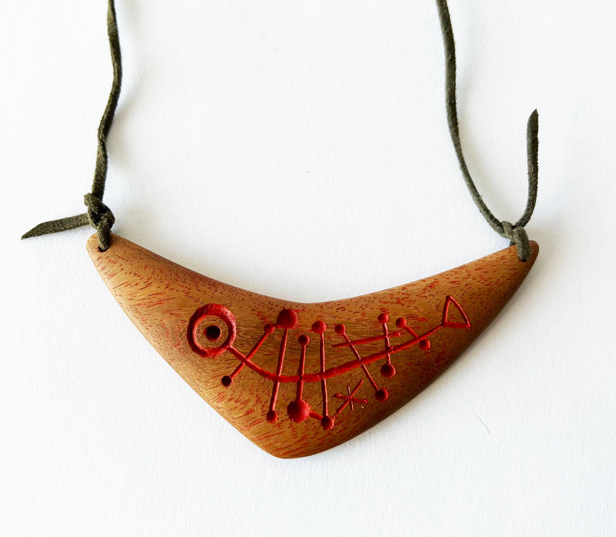 boomerang necklace
