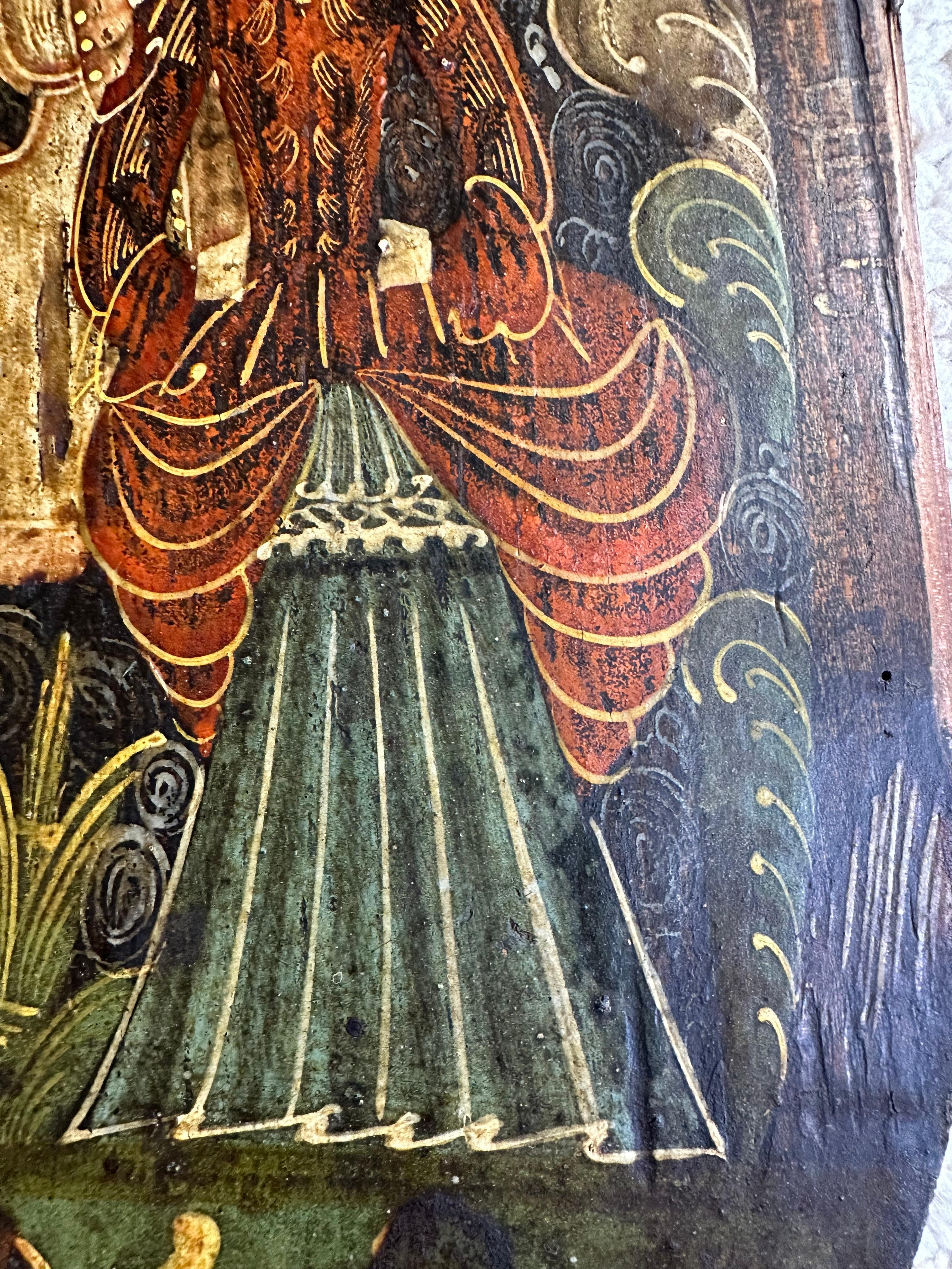 Rara tapa de sombrerera barroca del siglo XVIII: Auténtica decoración de pared para casas rústicas en venta 3